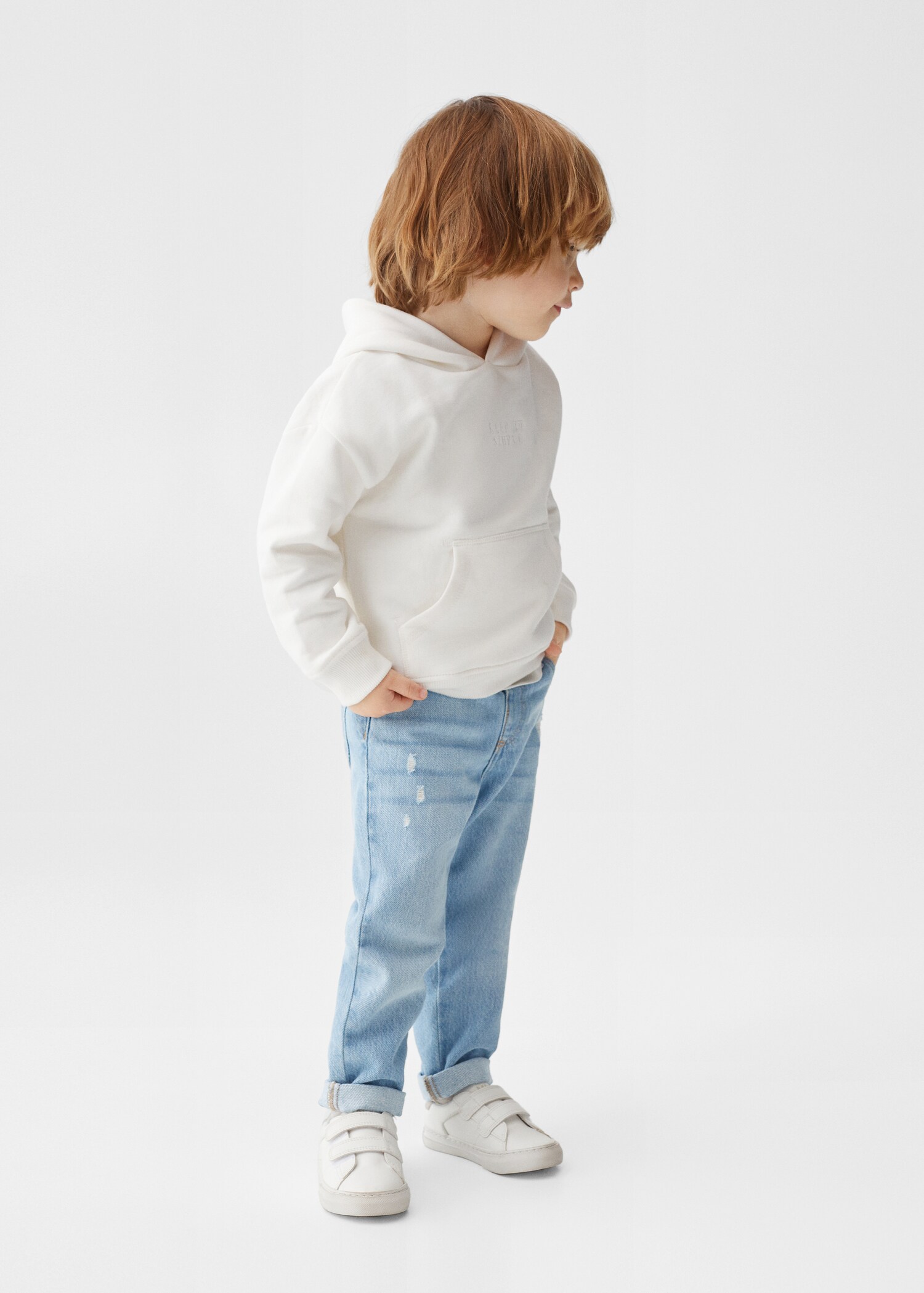 Drawstring waist jeans - General plane