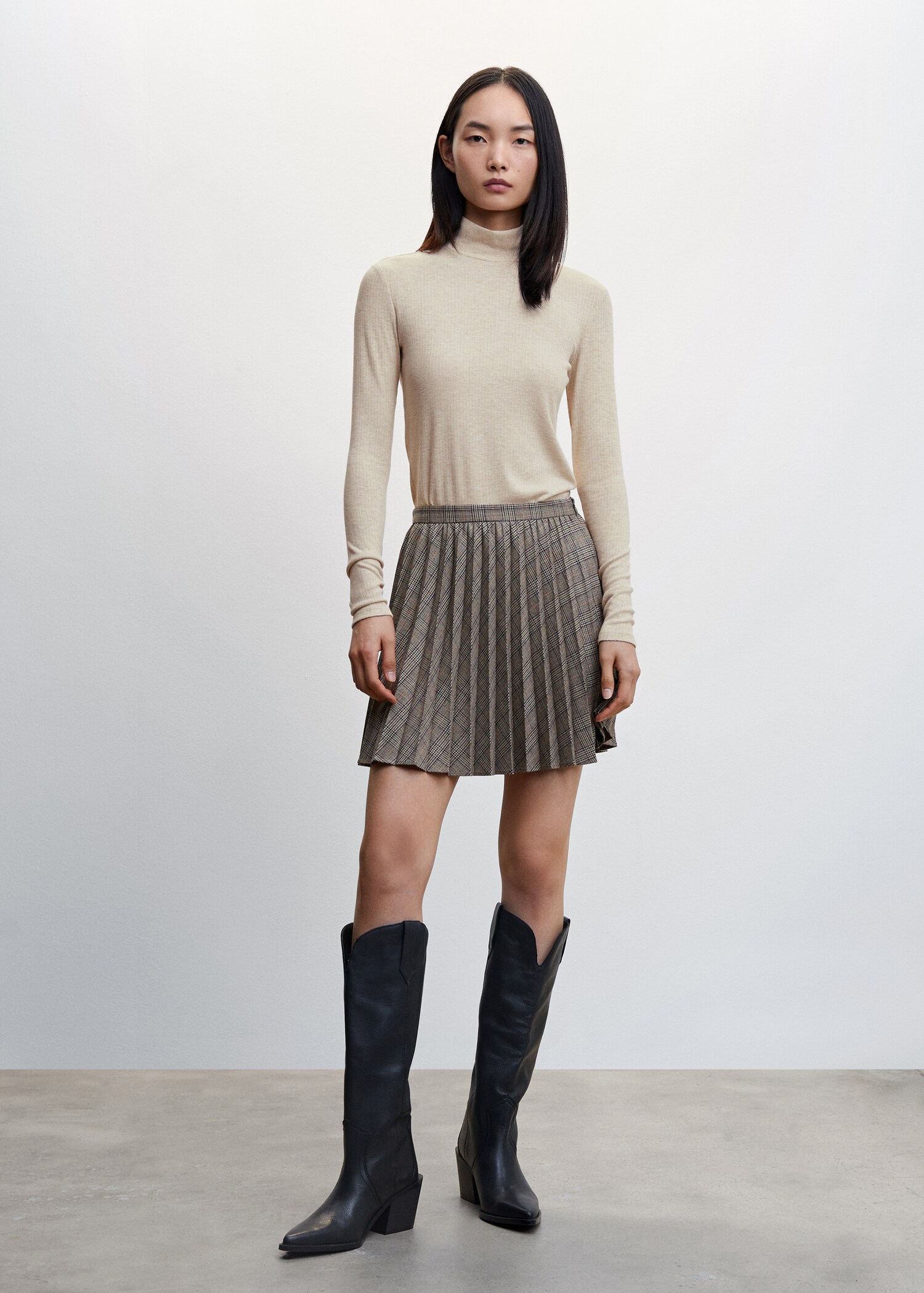 Ribbed long-sleeved t-shirt - General plane
