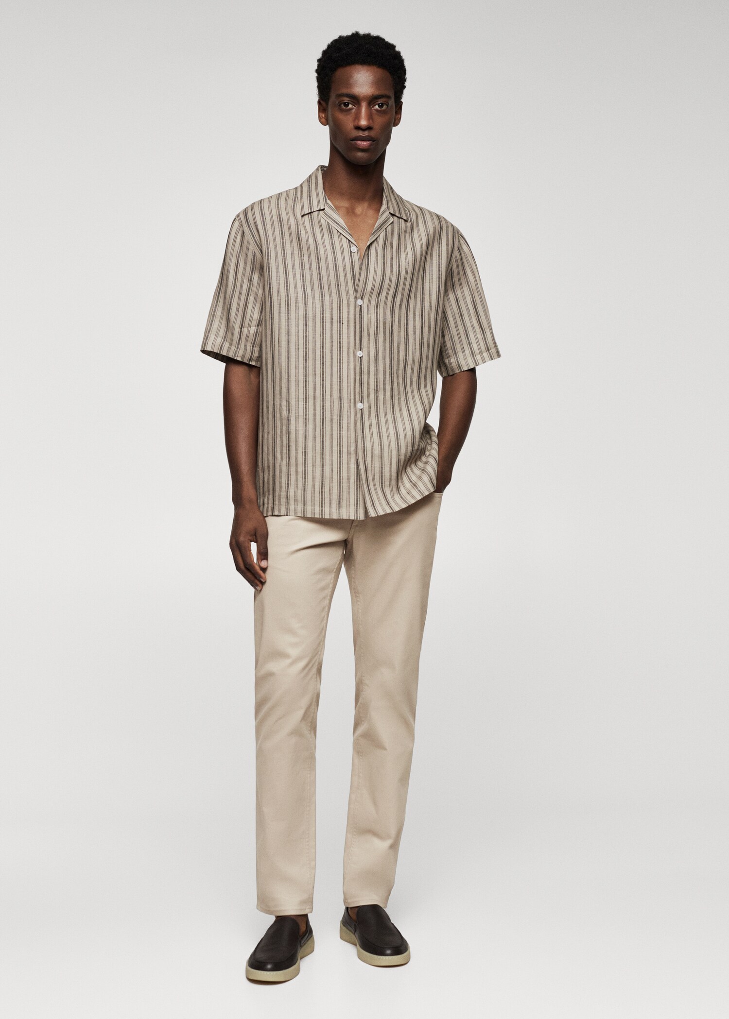 Pantalons estil texà slim fit sarja - Pla general