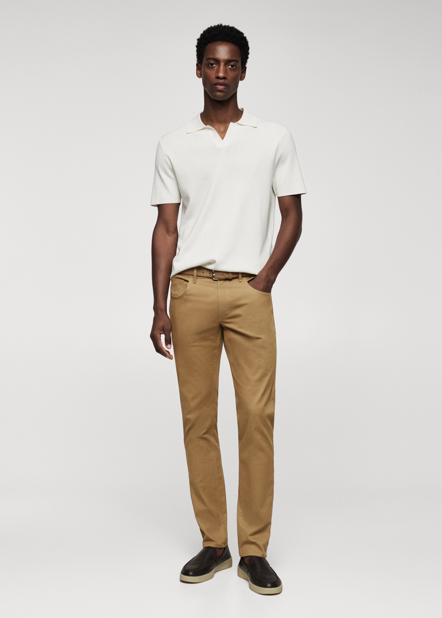 Pantalons estil texà slim fit sarja - Pla general