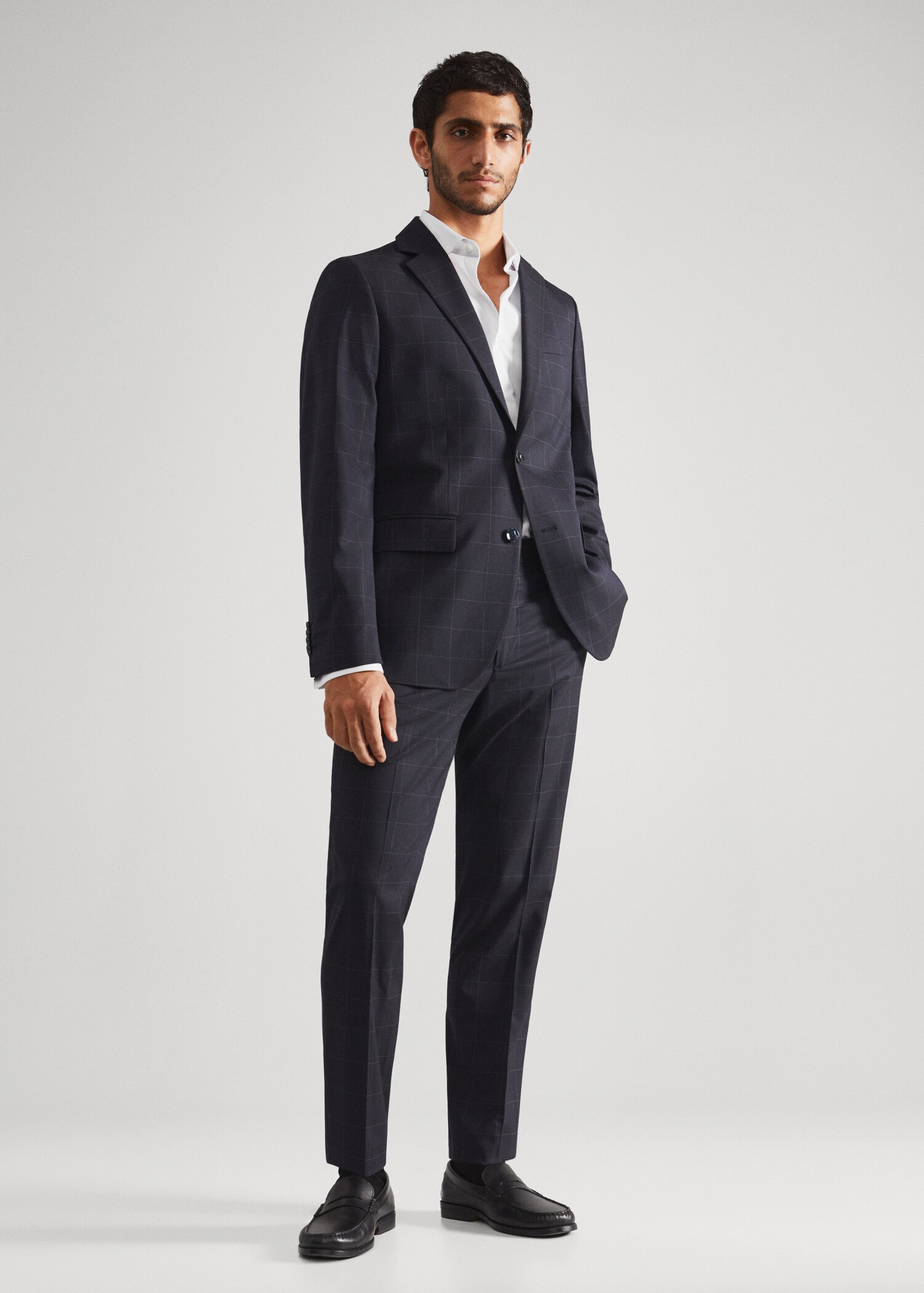 Slim-fit suit shirt cufflinks - General plane