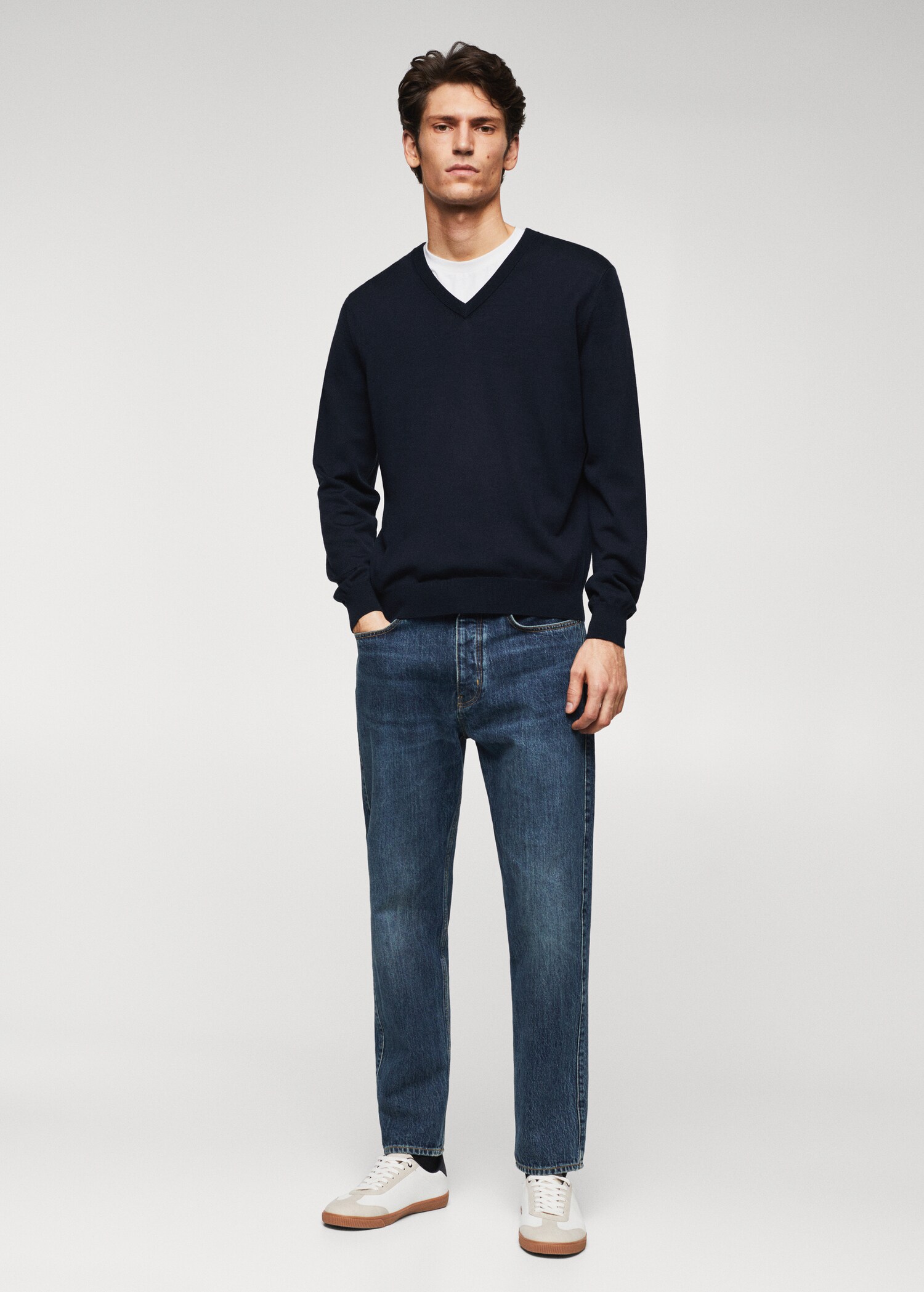 Merino wool washable sweater - General plane
