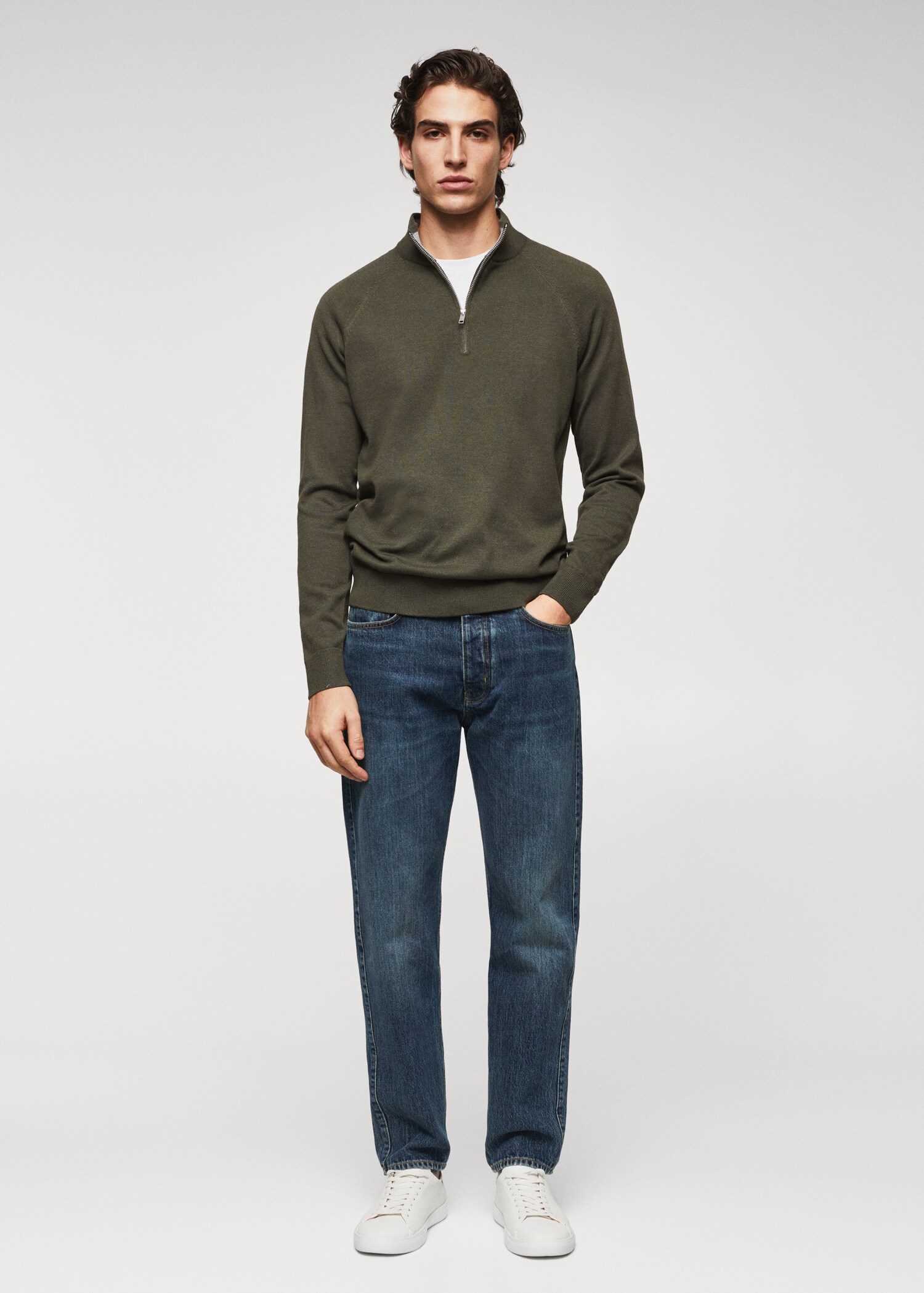 Pullover cotone zip - Piano generale