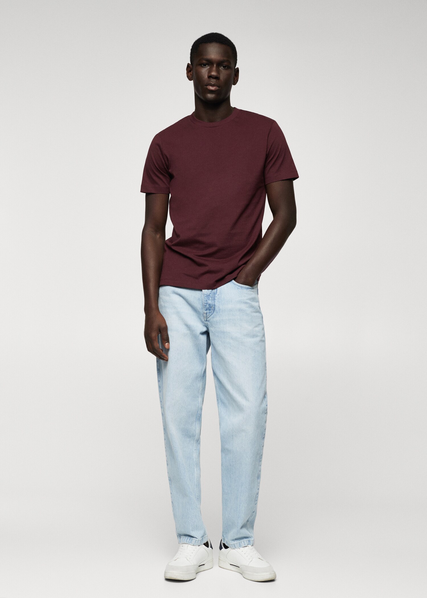 Basic lightweight cotton t-shirt - General plane