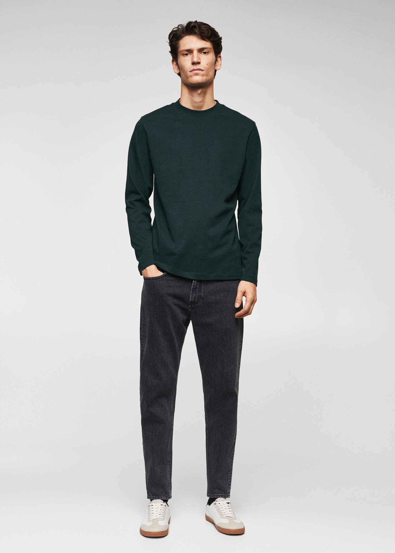 Long sleeve cotton t-shirt - General plane