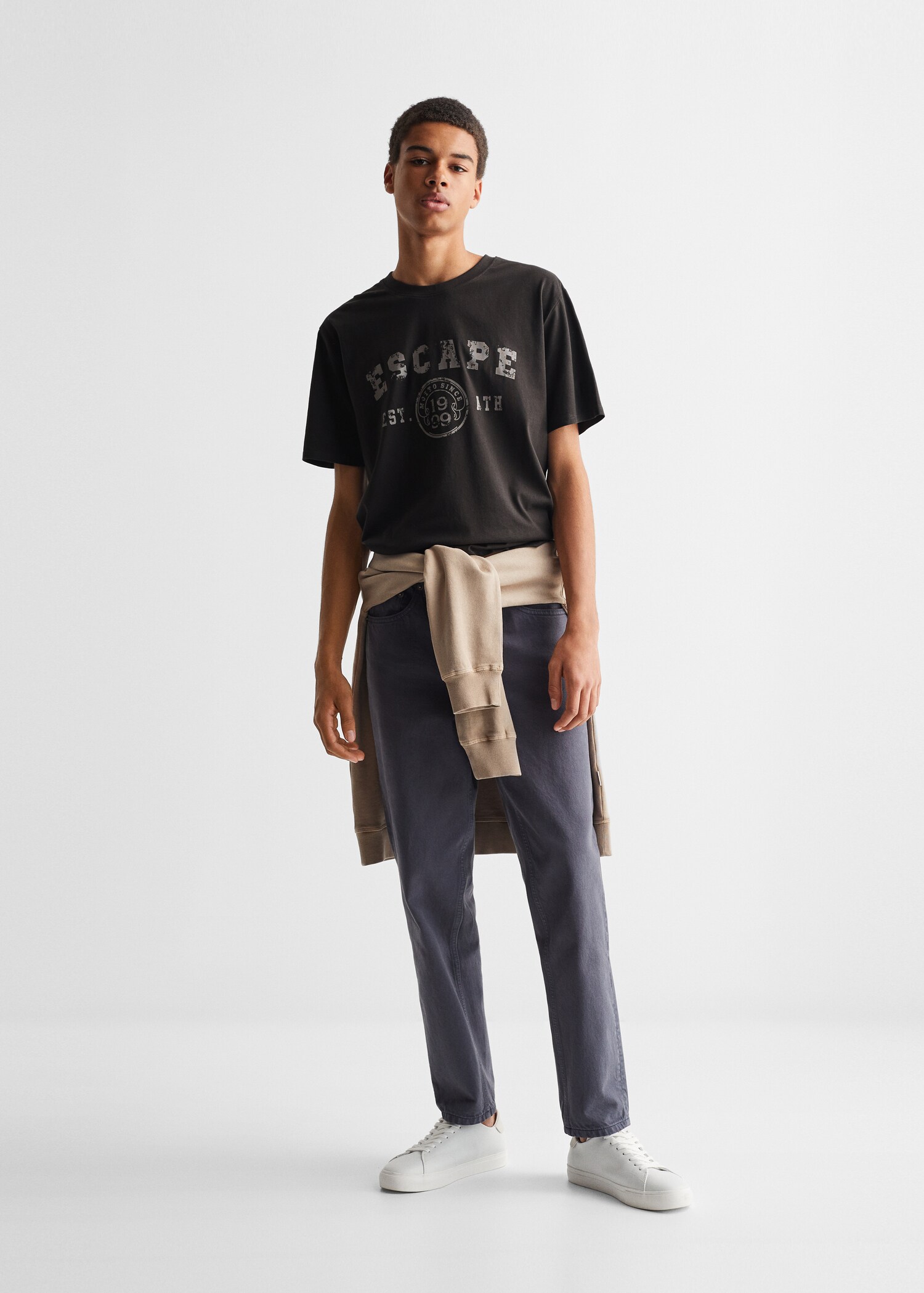 Short-sleeved cotton t-shirt - General plane