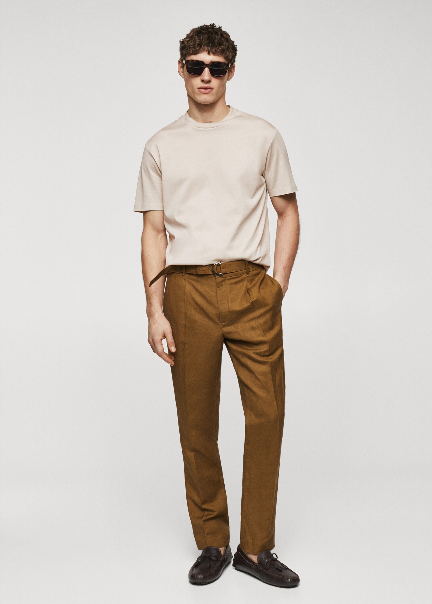 Basic mercerised lightweight shirt - General plane