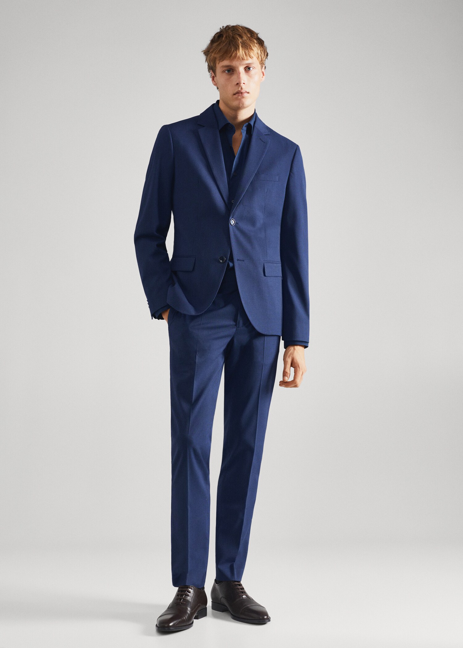 Super slim fit suit trousers - General plane