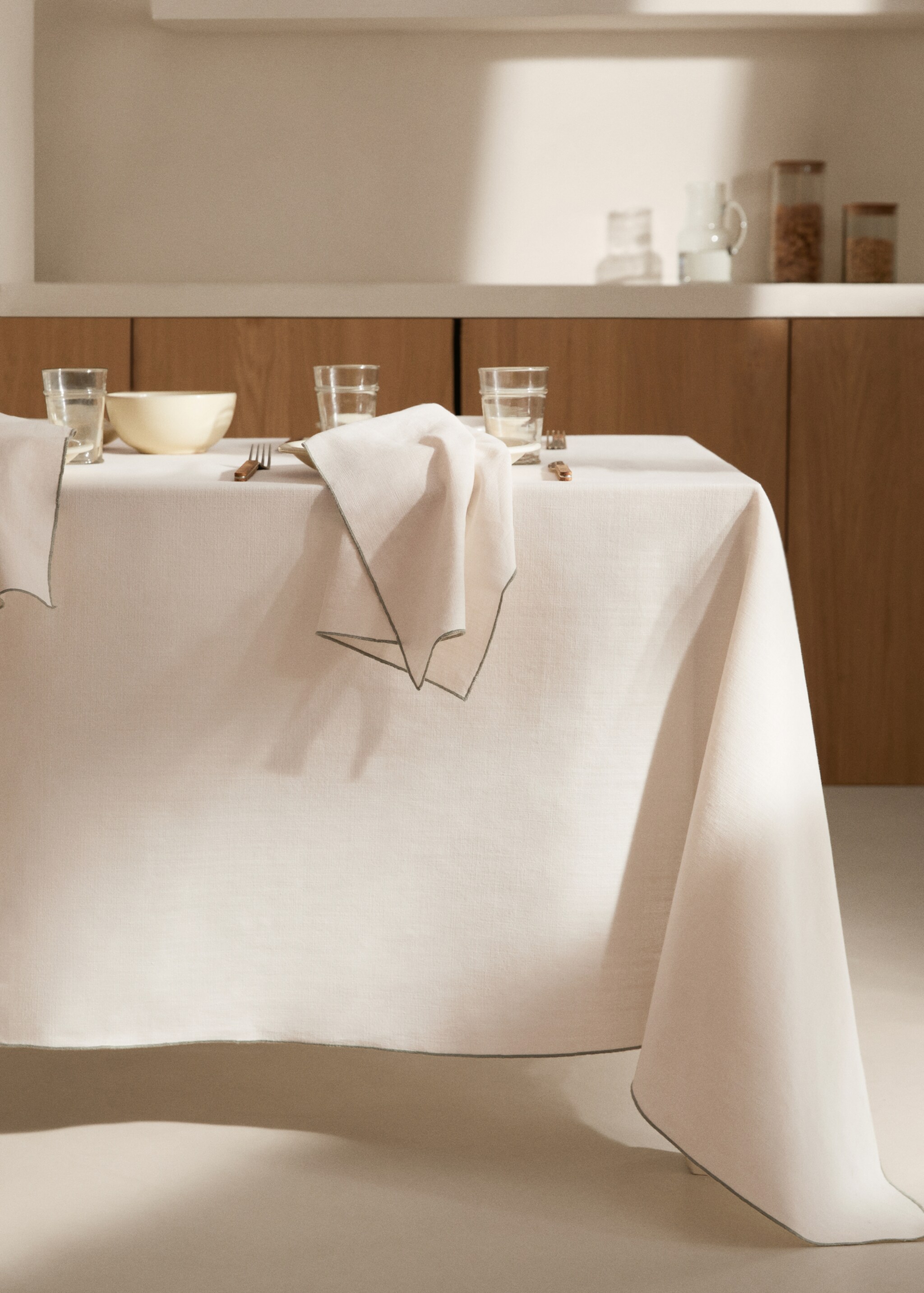 Duk i 100% bomull 150x150 cm - Total bildeutsnitt