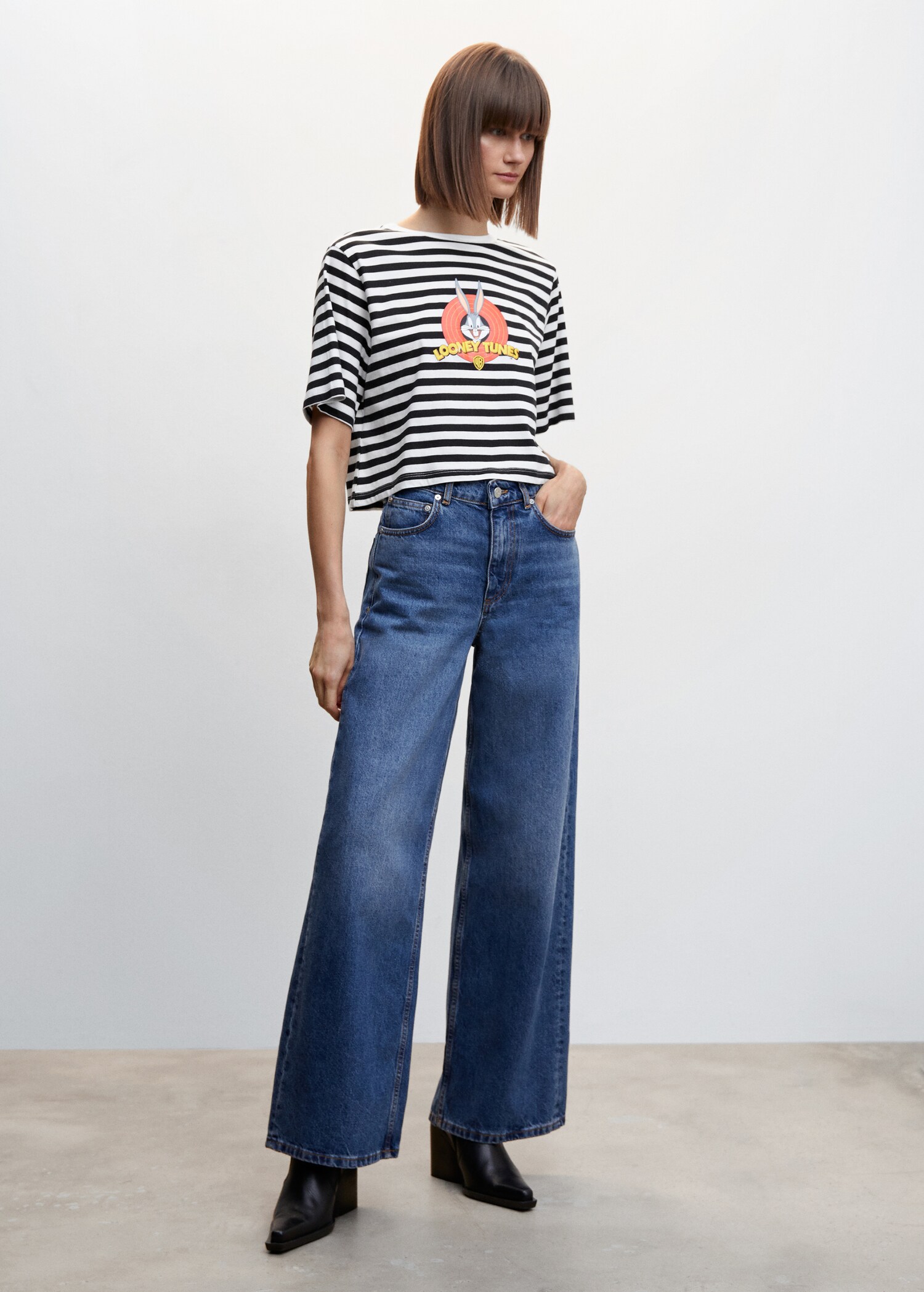 Bugs Bunny striped t-shirt - General plane