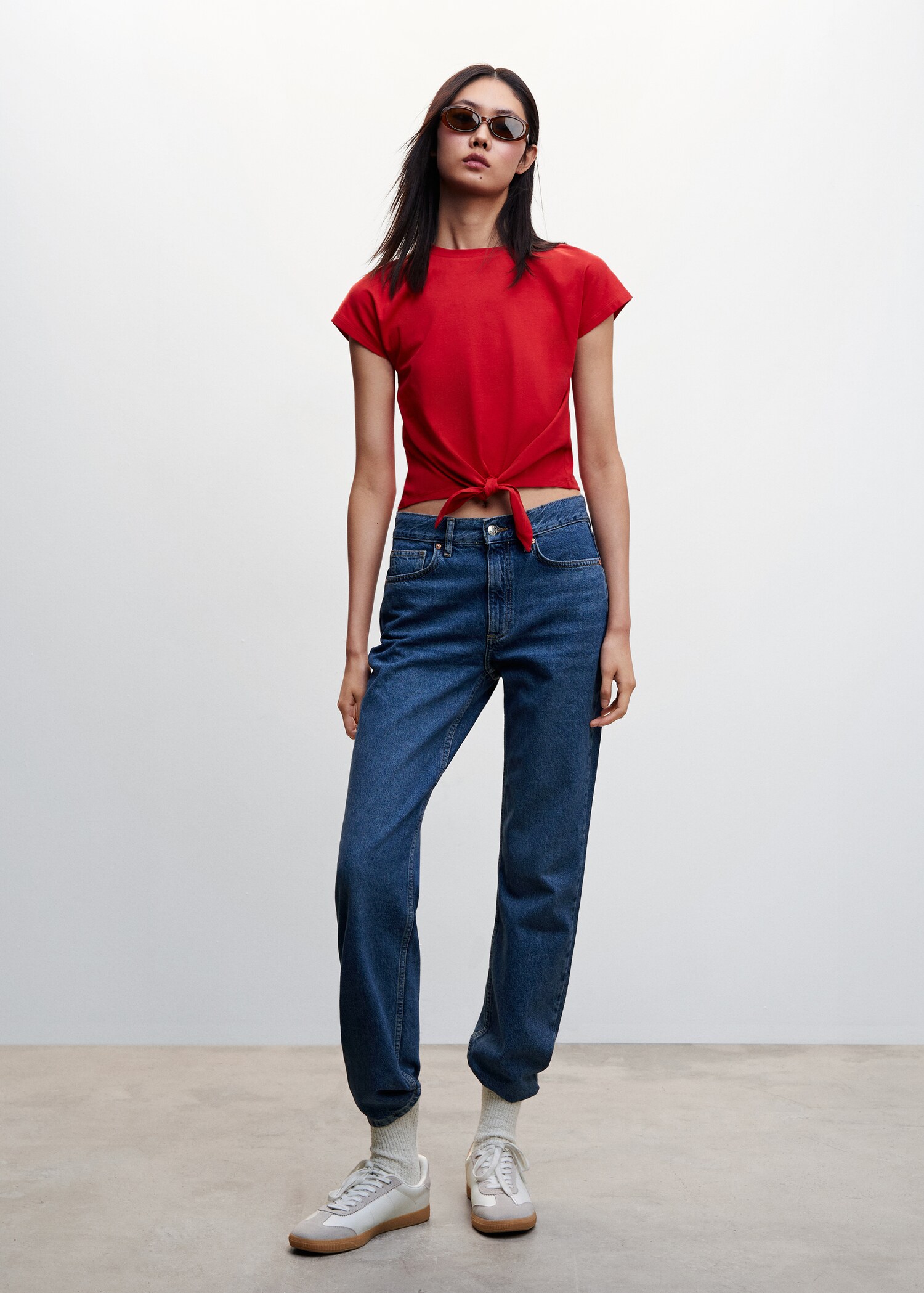 Knot detail T-shirt - General plane