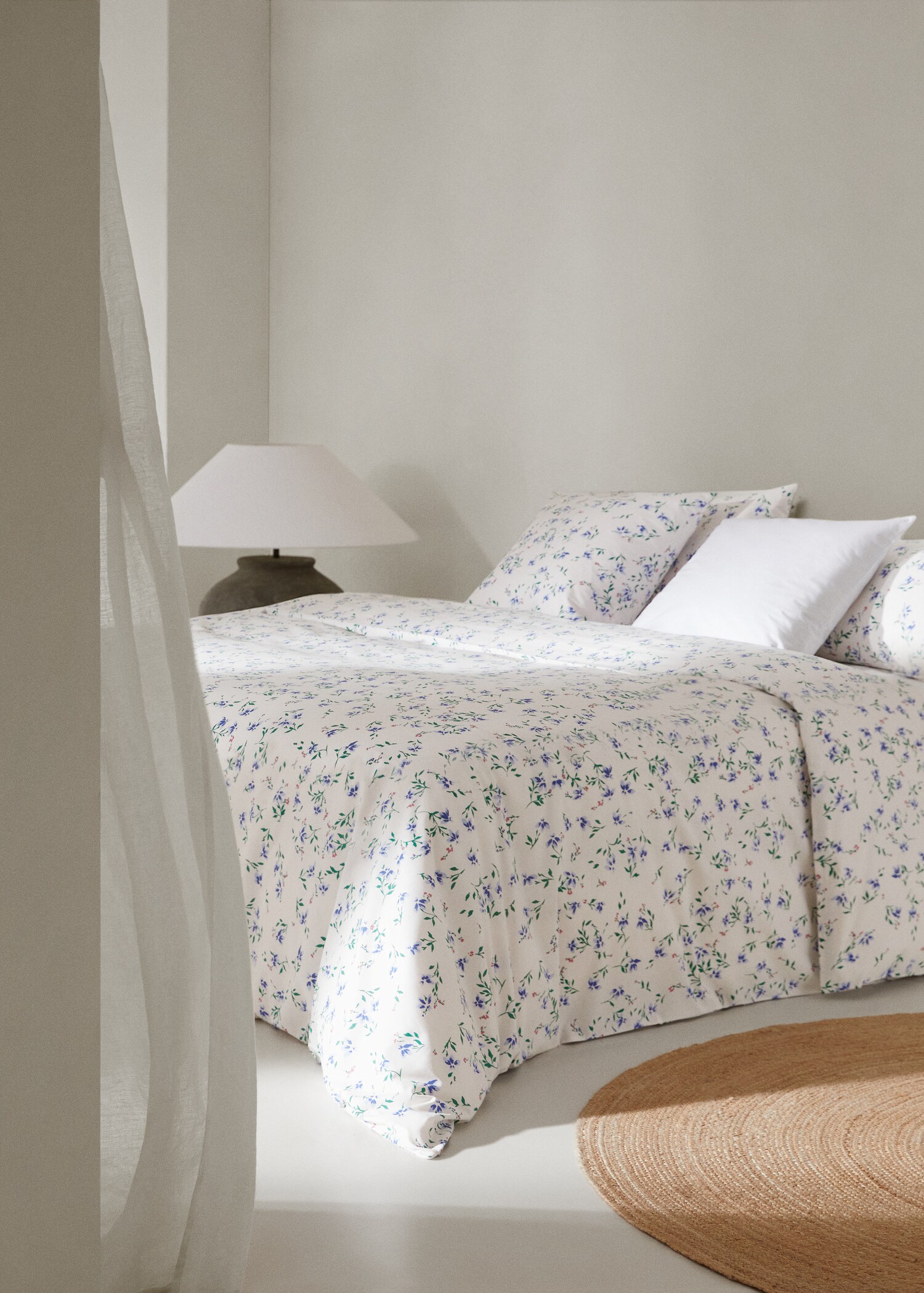 Copripiumino stampa floreale letto 135 cm  - Piano generale