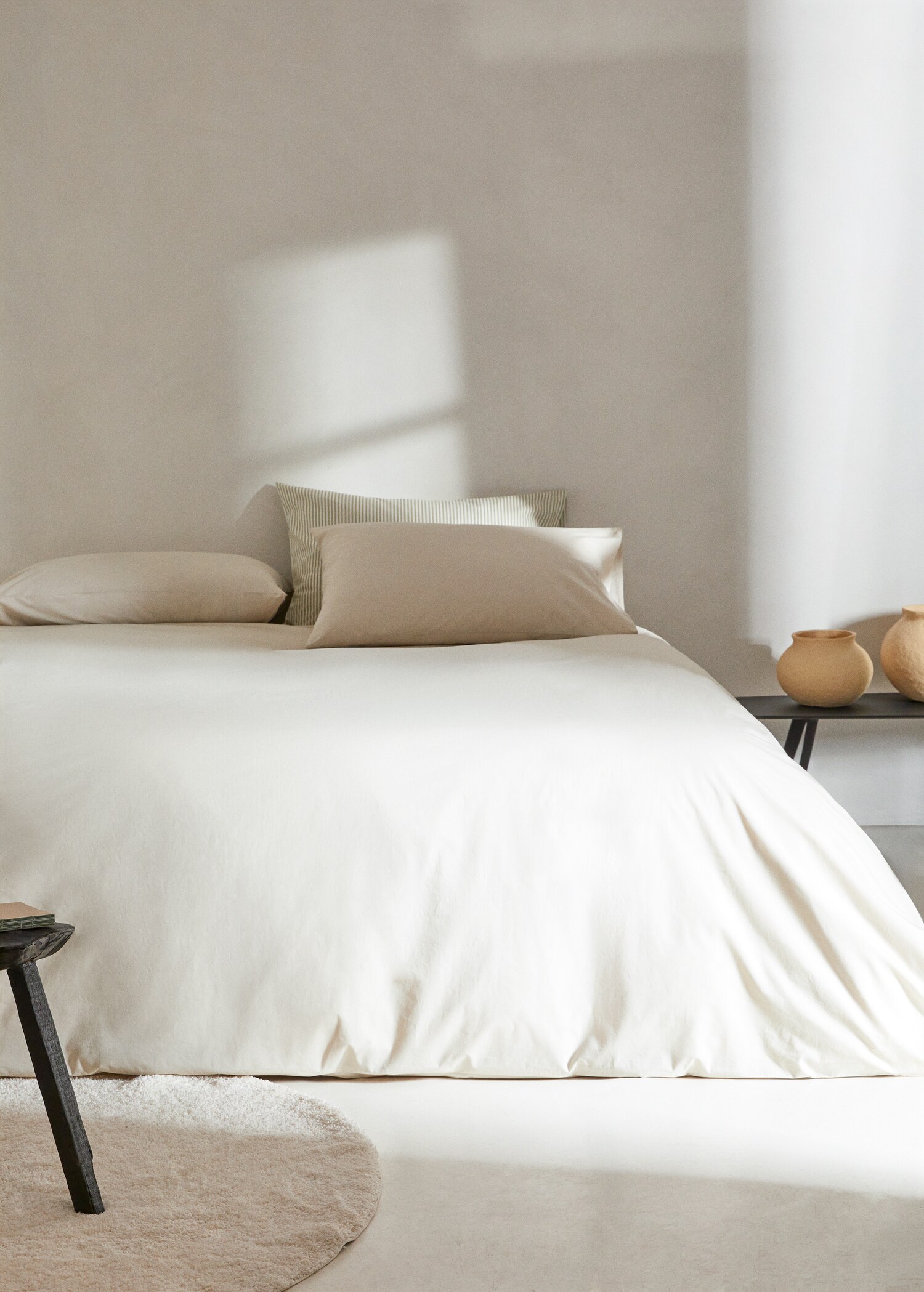 Funda nórdica algodón percal (300 hilos) cama 180/200cm - Plano general