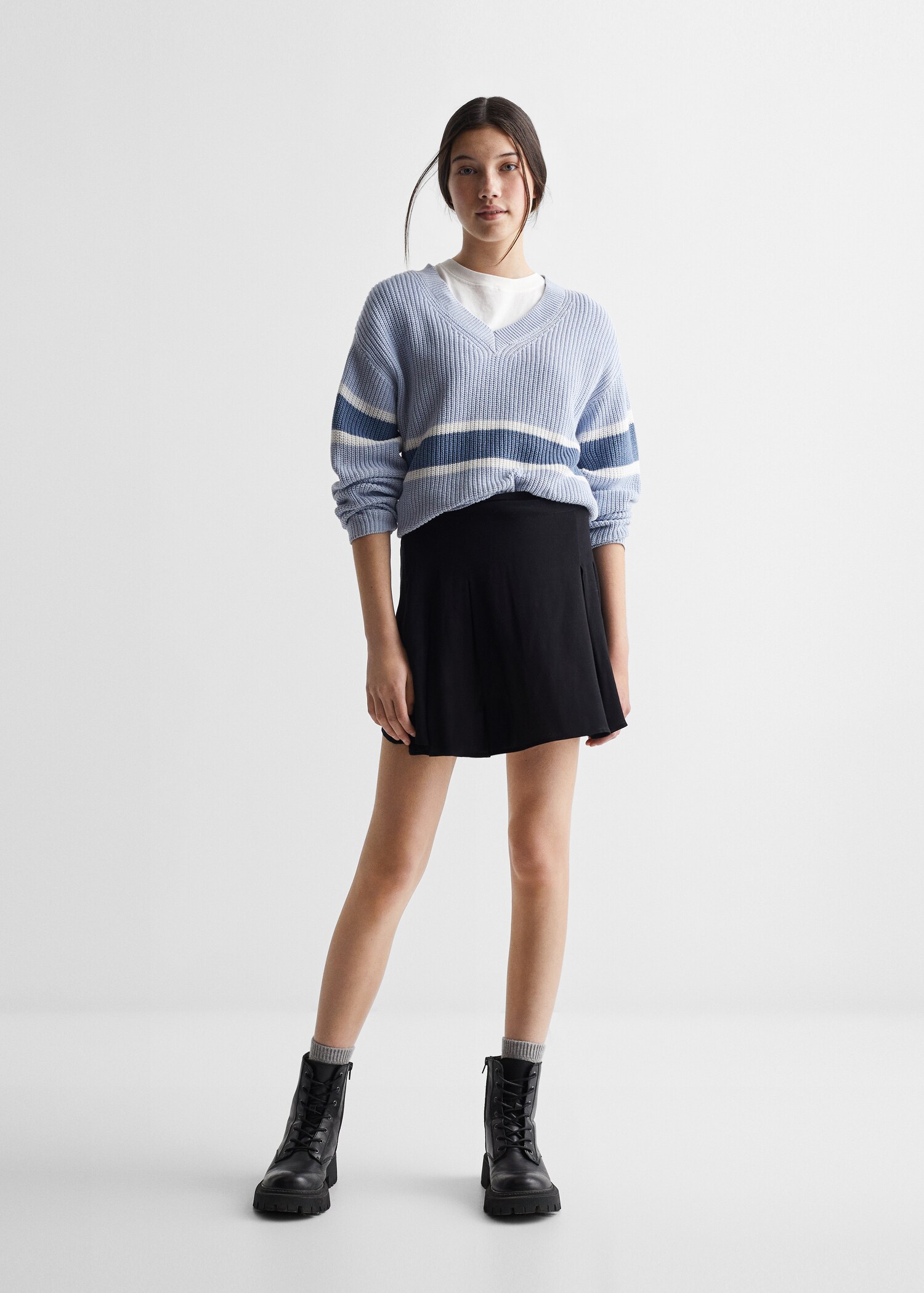 Knit cotton sweater - General plane