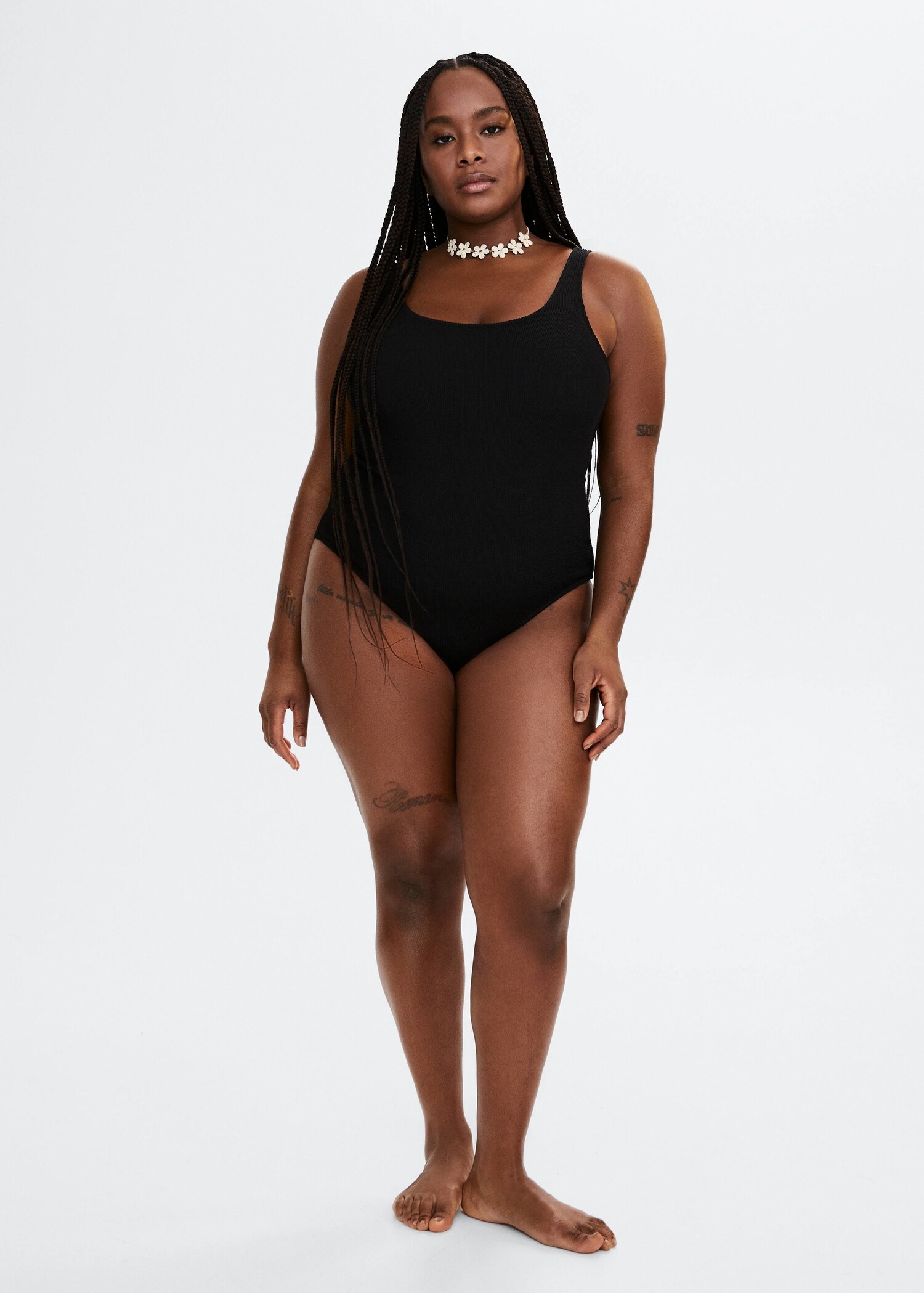 Textured swimsuit - General plane