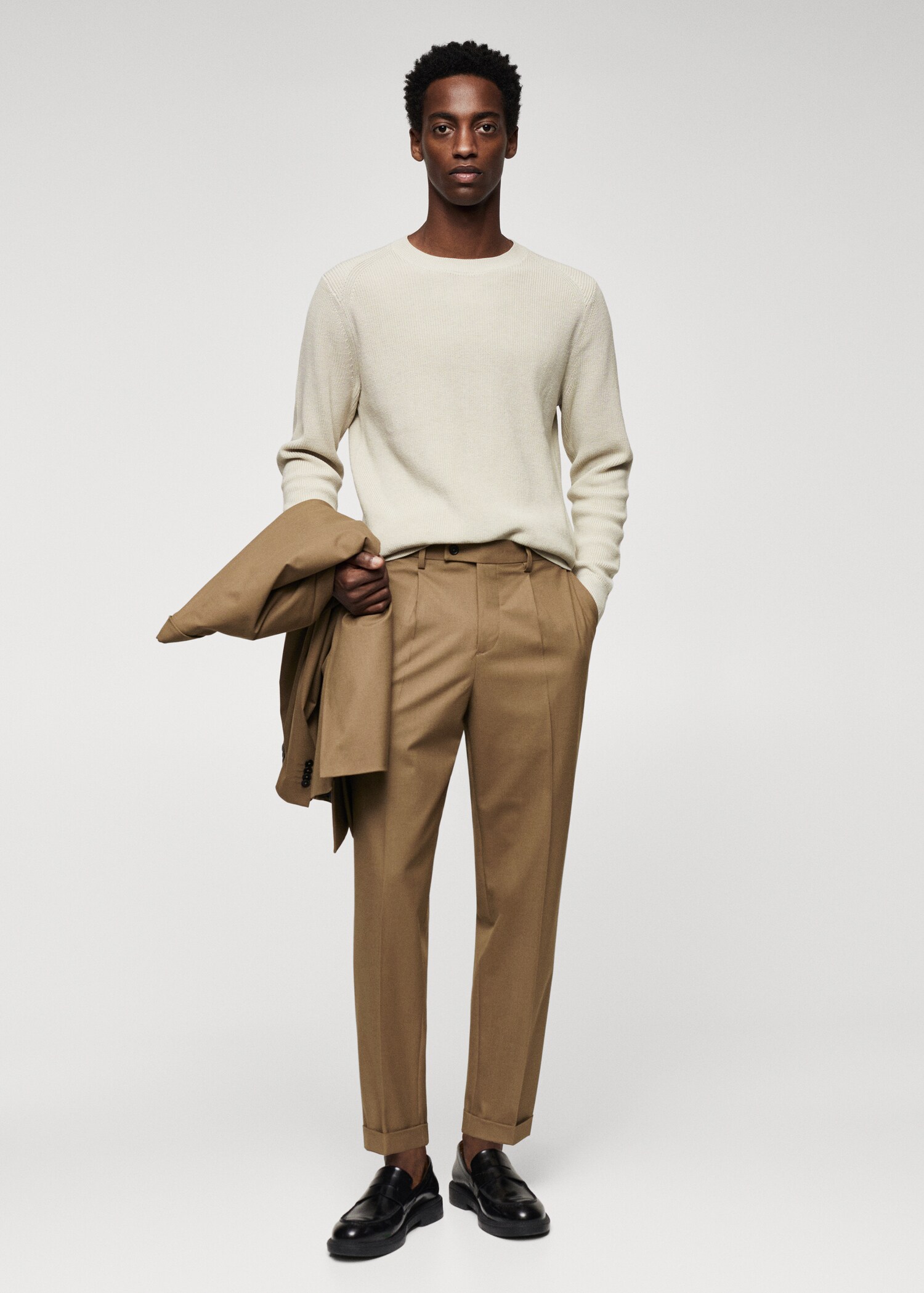 Pantaloni de costum slim fit - Plan general