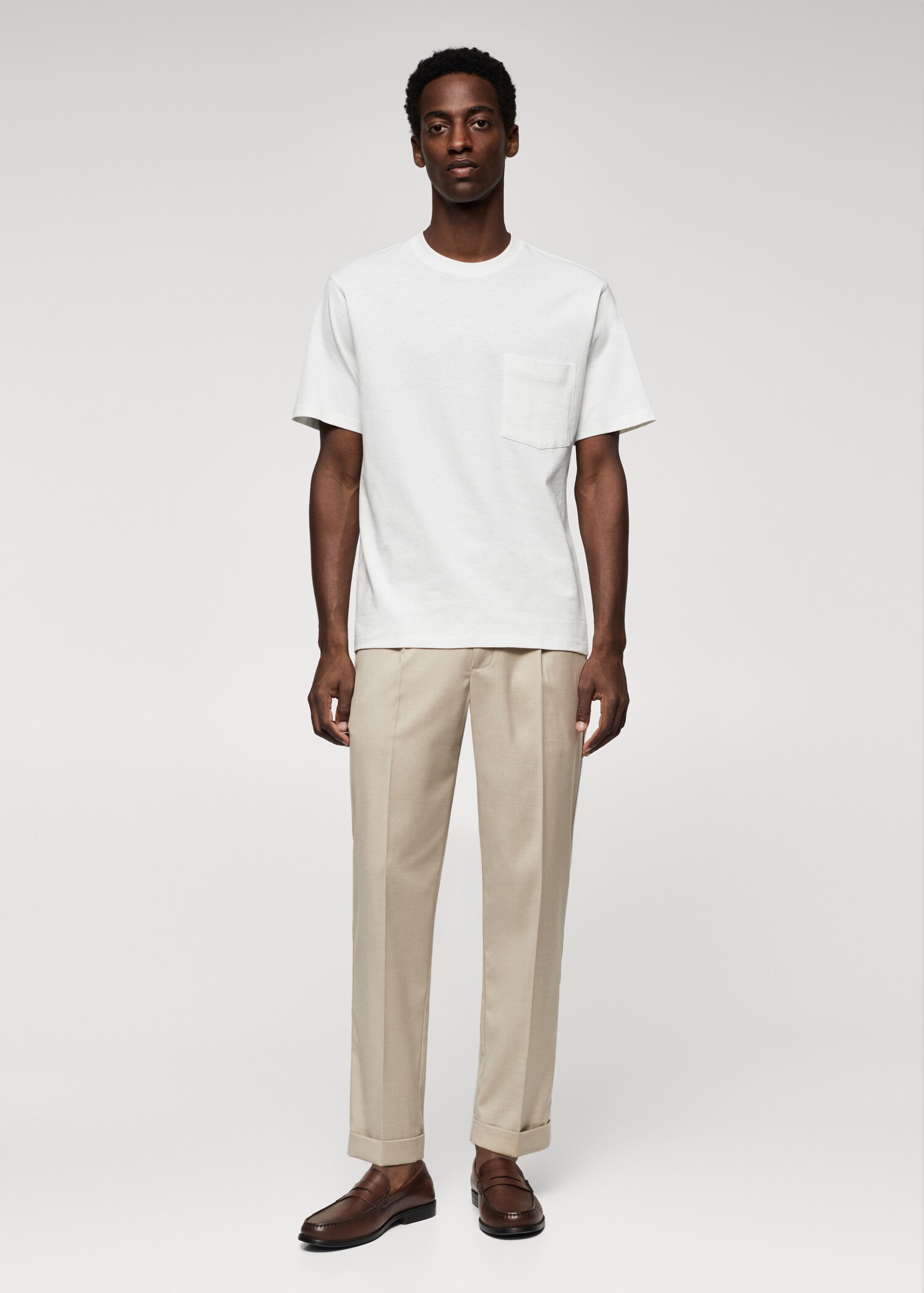 Pocket cotton T-shirt - General plane