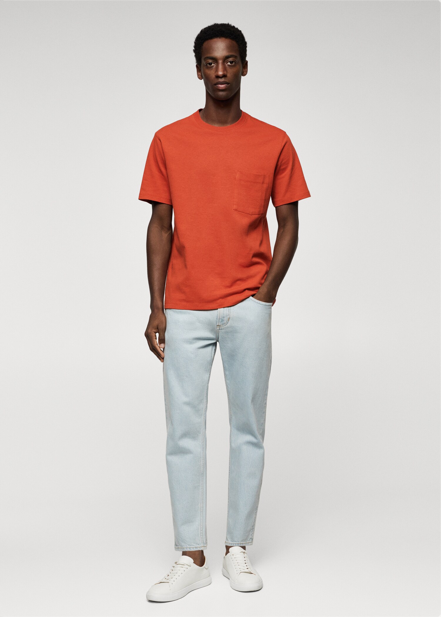 Pocket cotton T-shirt - General plane