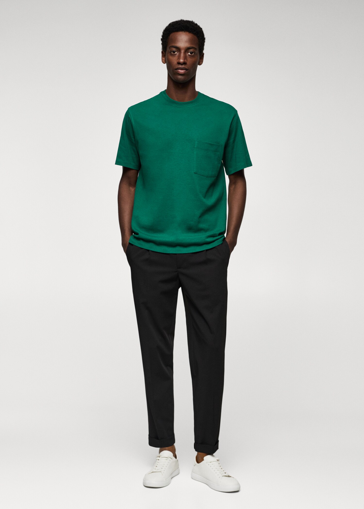 Pocket cotton T-shirt - General plane