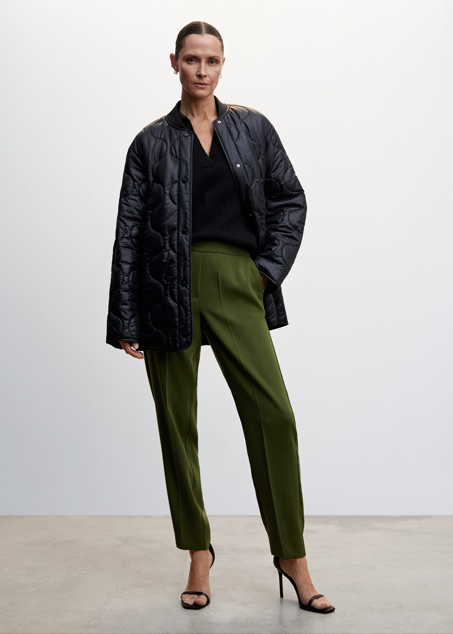 Flowy suit trousers - General plane