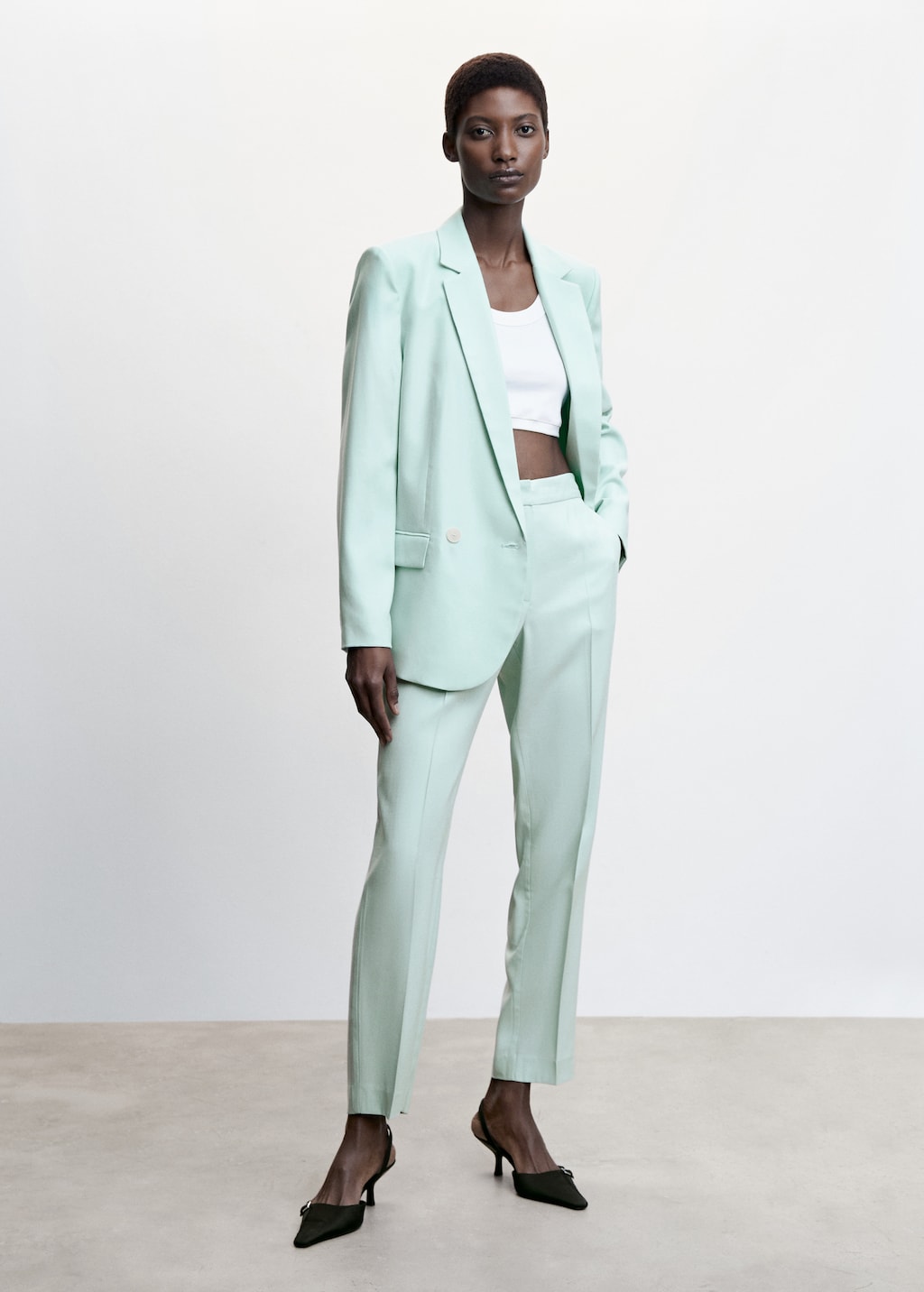 Pantalon tailleur droit femme deals