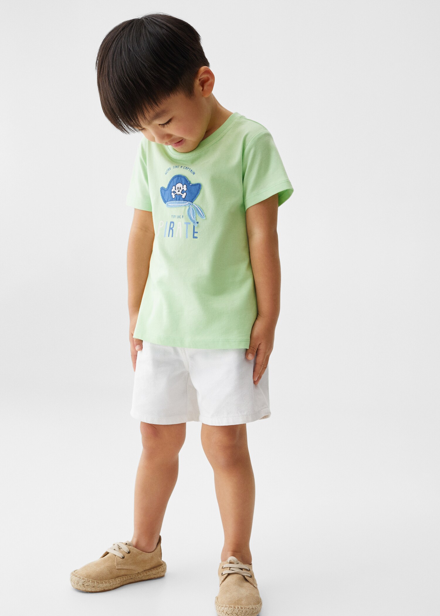 Short-sleeved printed t-shirt - General plane
