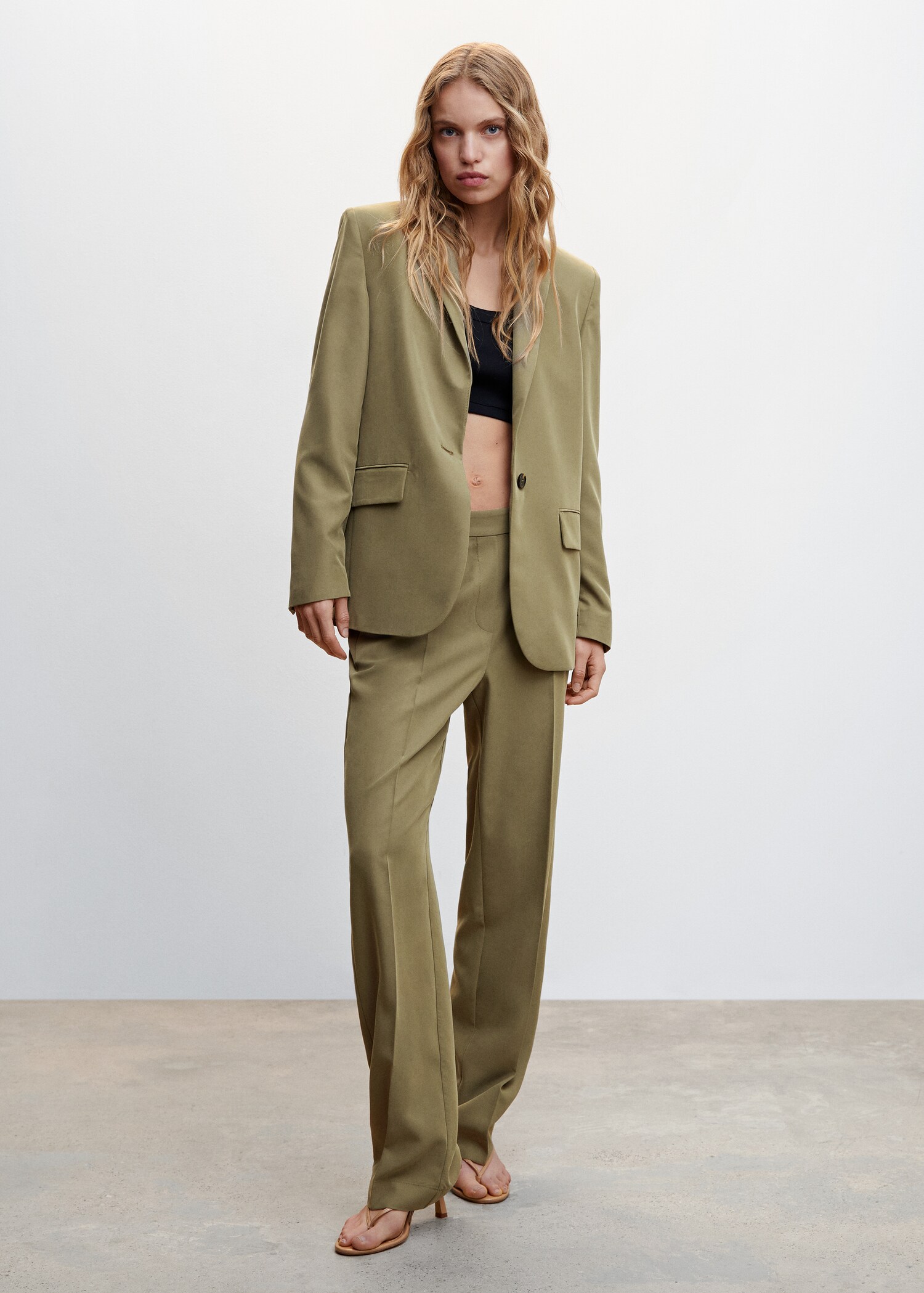 Modal suit trousers - General plane