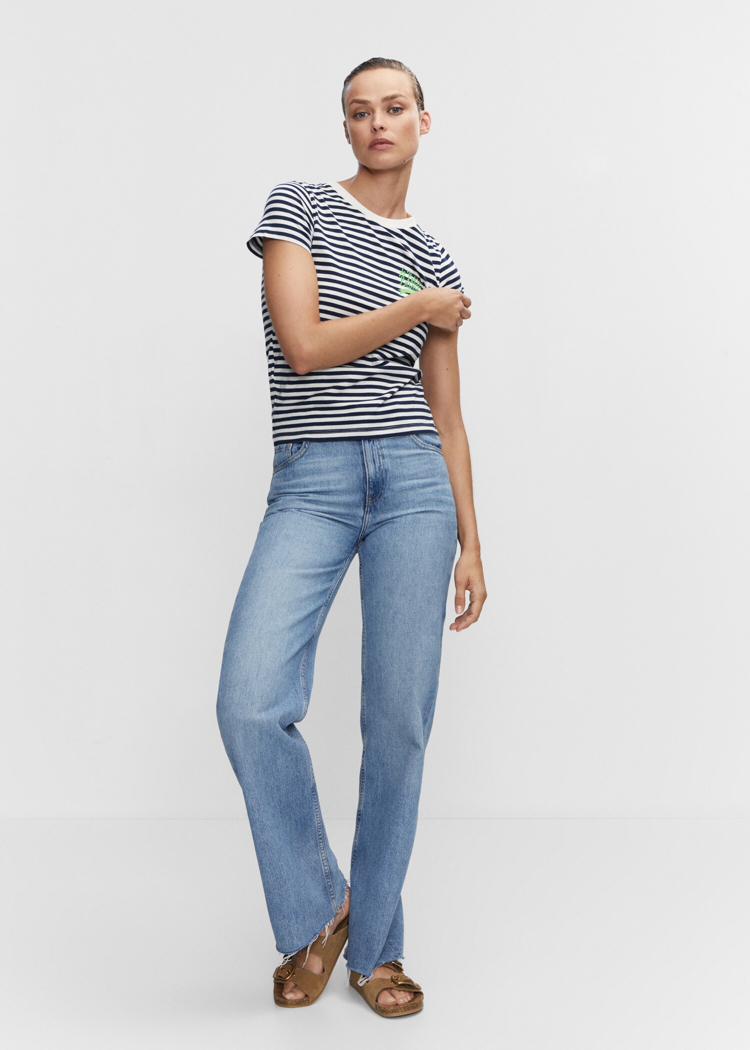 The Little Prince striped t-shirt - General plane