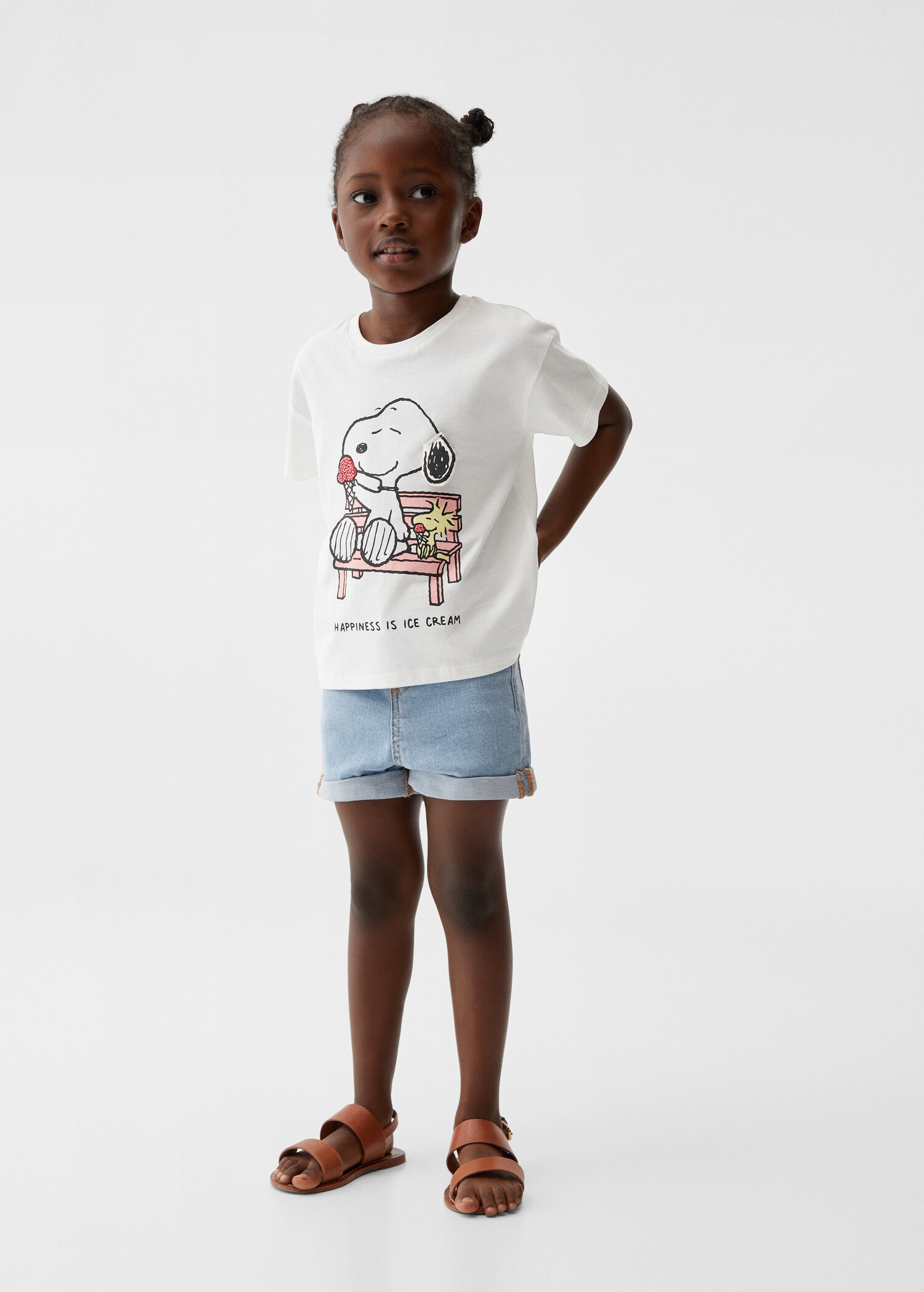 Gemustertes T-Shirt Snoopy - Allgemeine Ansicht