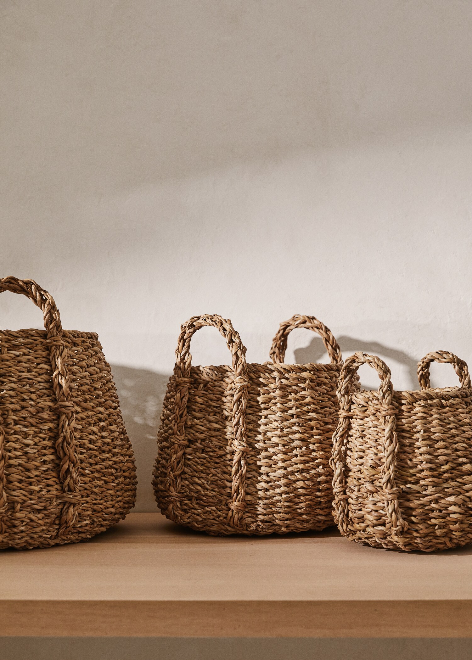 Natural fiber basket 21x20cm - General plane