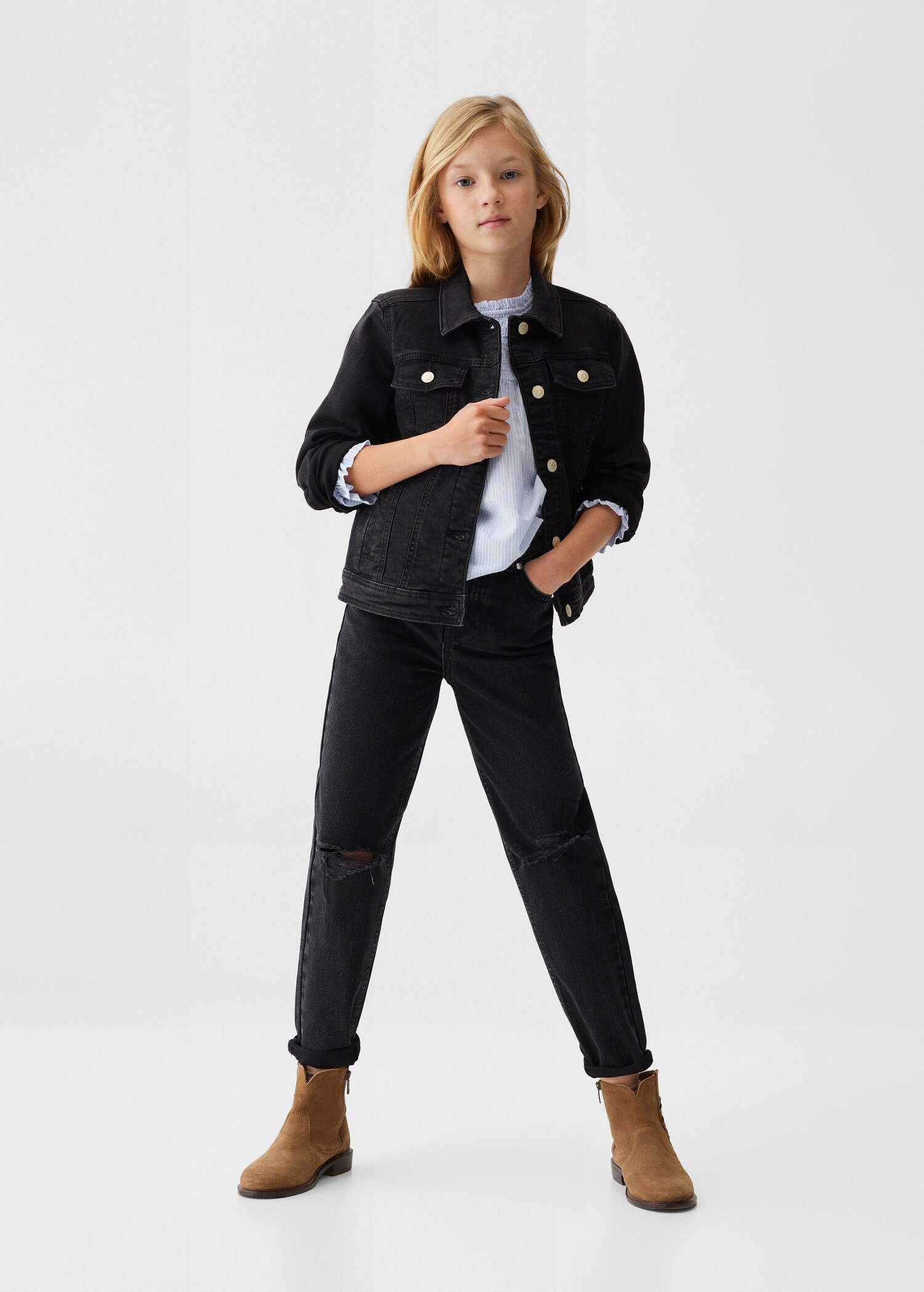Jean mom-fit - Plan général