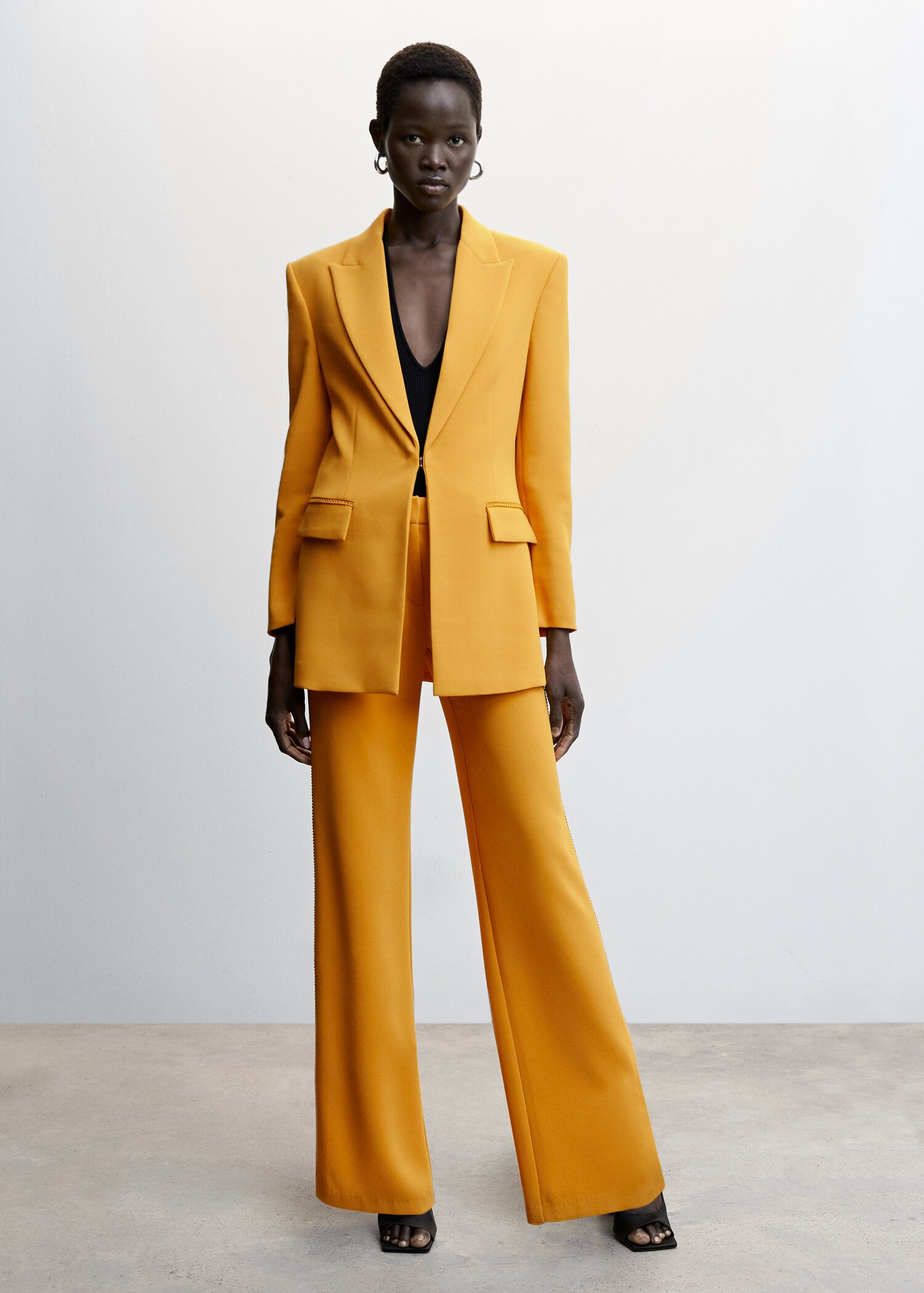 Embroidered suit pants - General plane