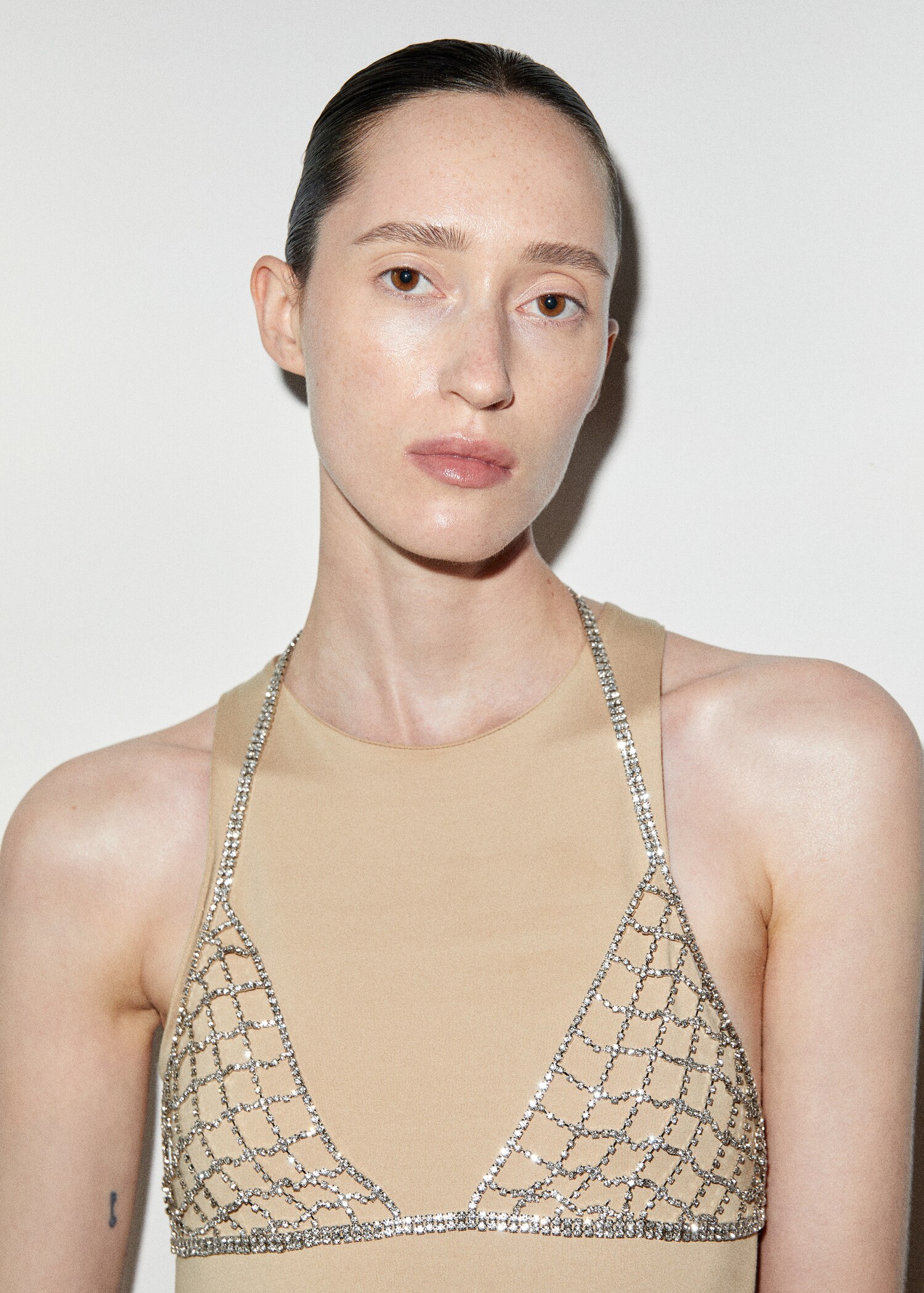 Collar cuerpo strass - Plano general