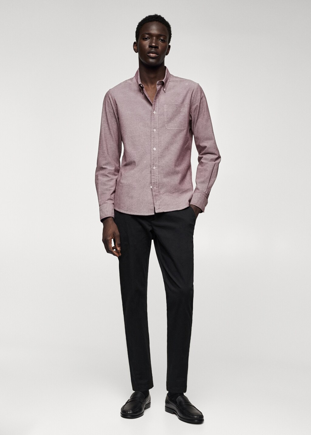 Chemise grenat homme outlet