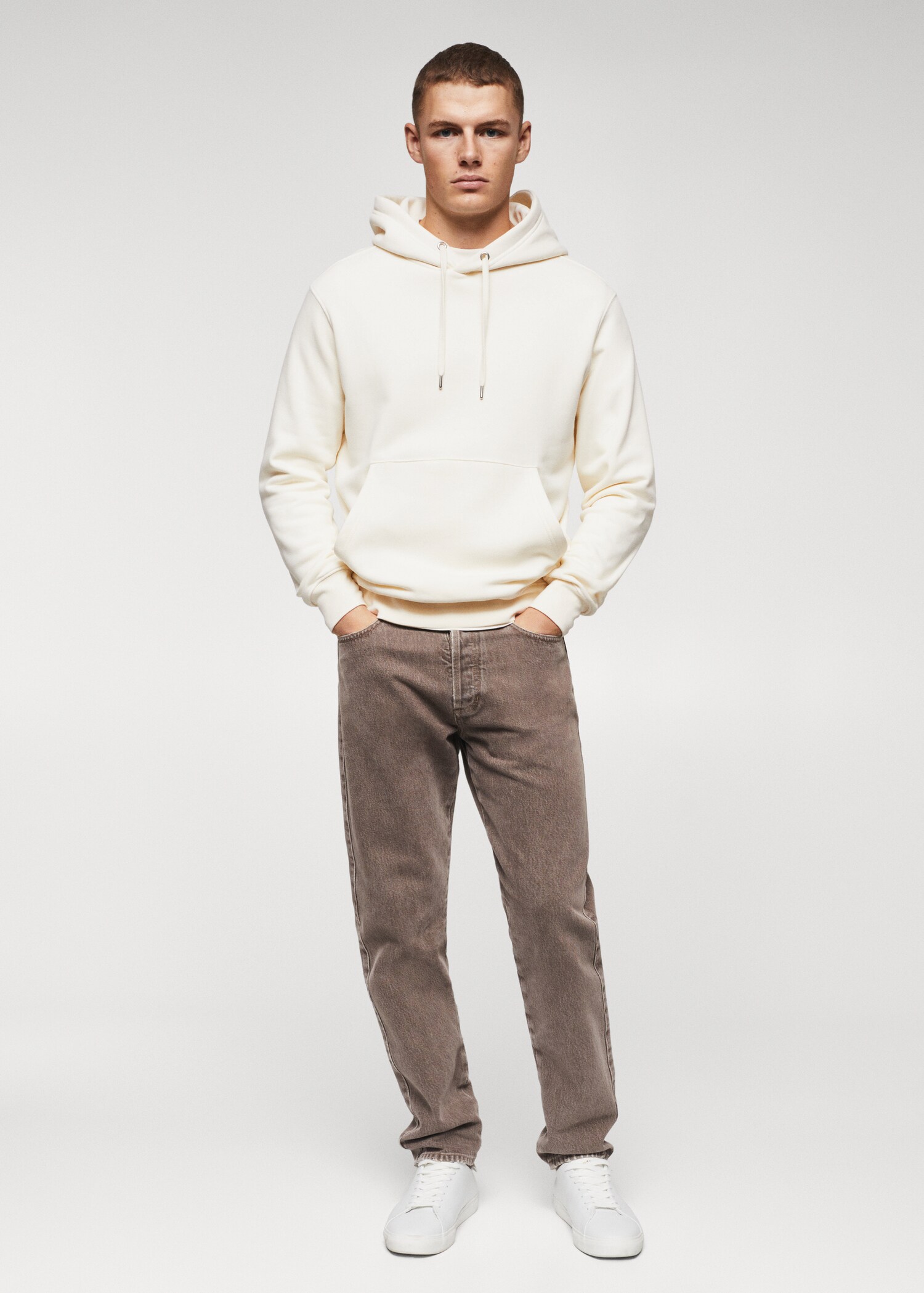 Sweater à capuche coton - Plan général