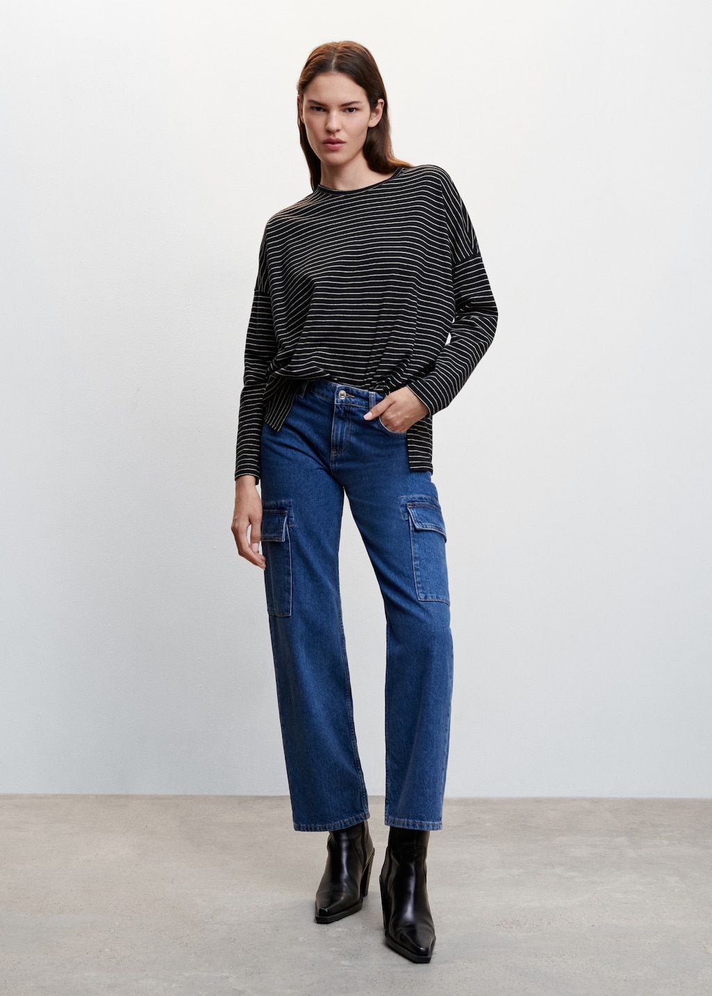 Camiseta manga larga oversize