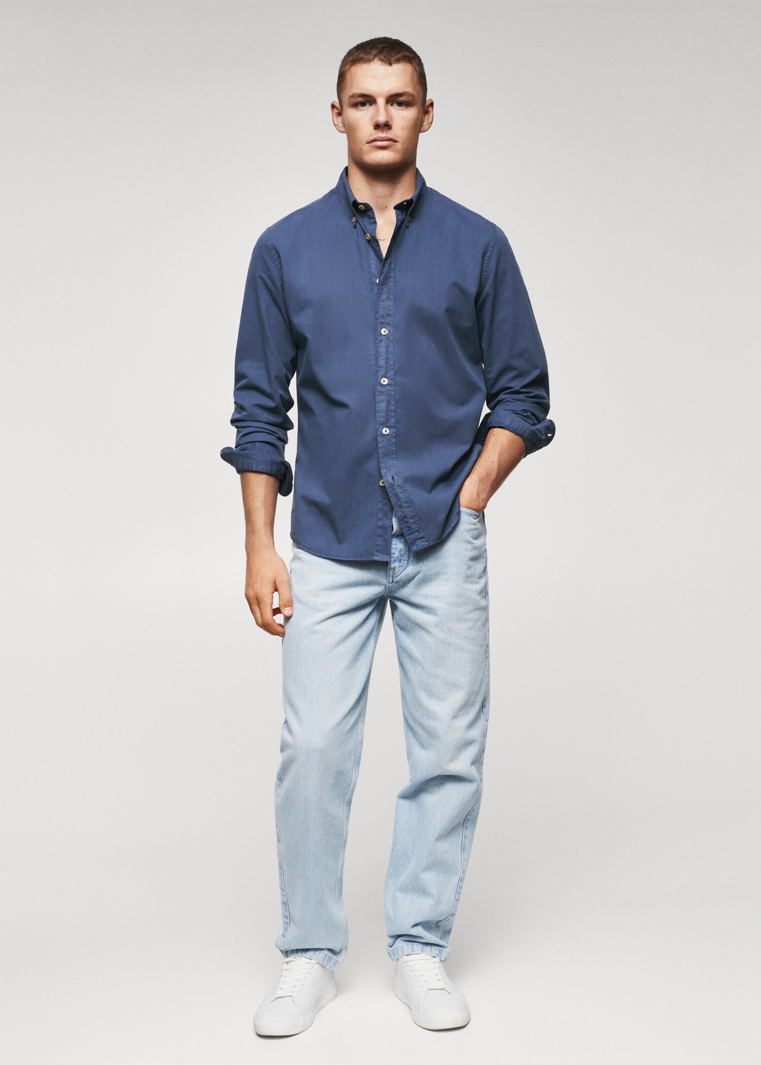 Slim fit cotton shirt - General plane