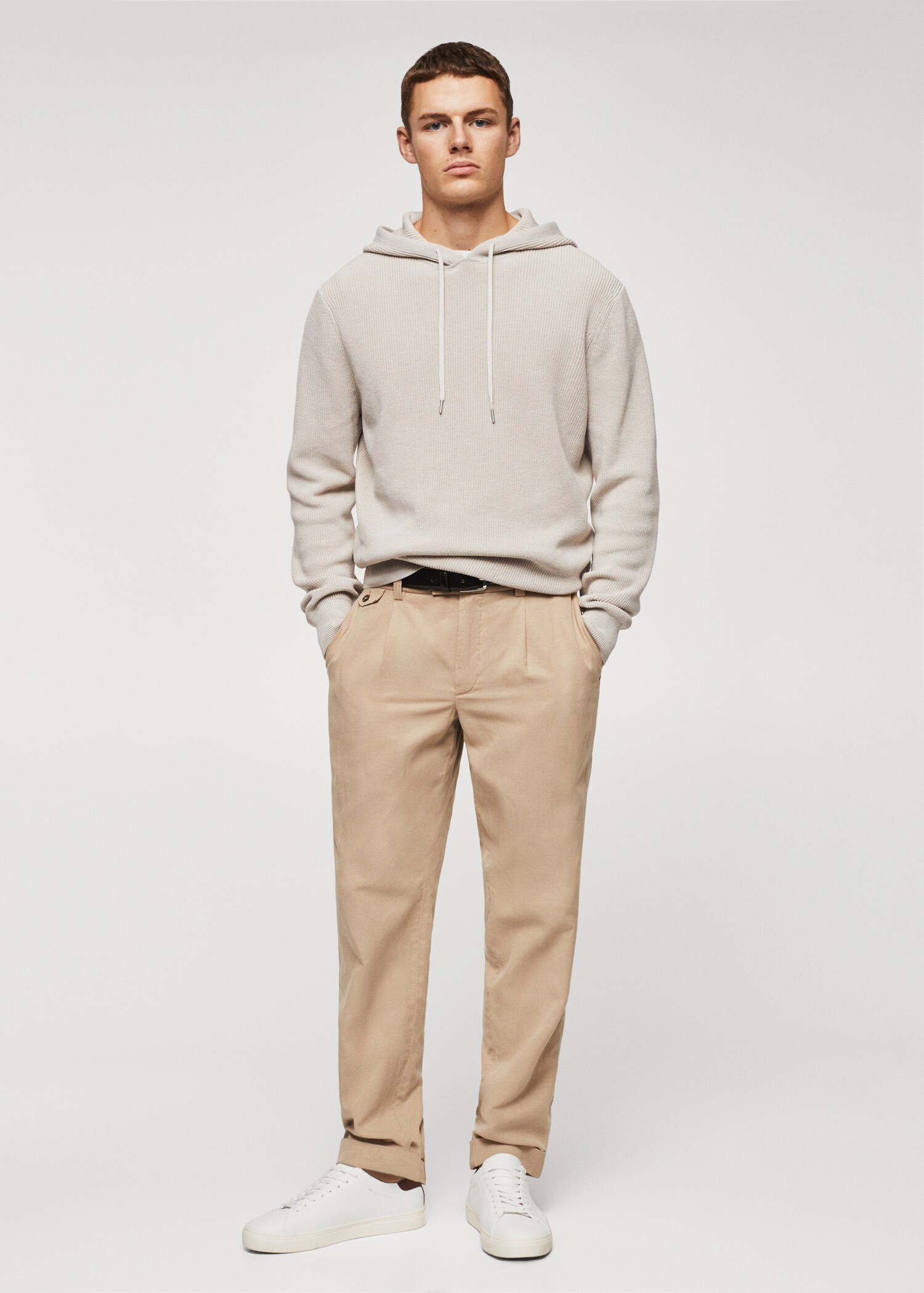 Structured hooded sweater - General plane