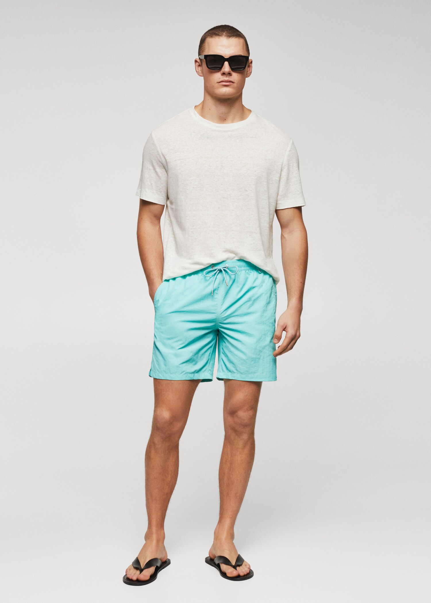 Maillot de bain uni - Plan général