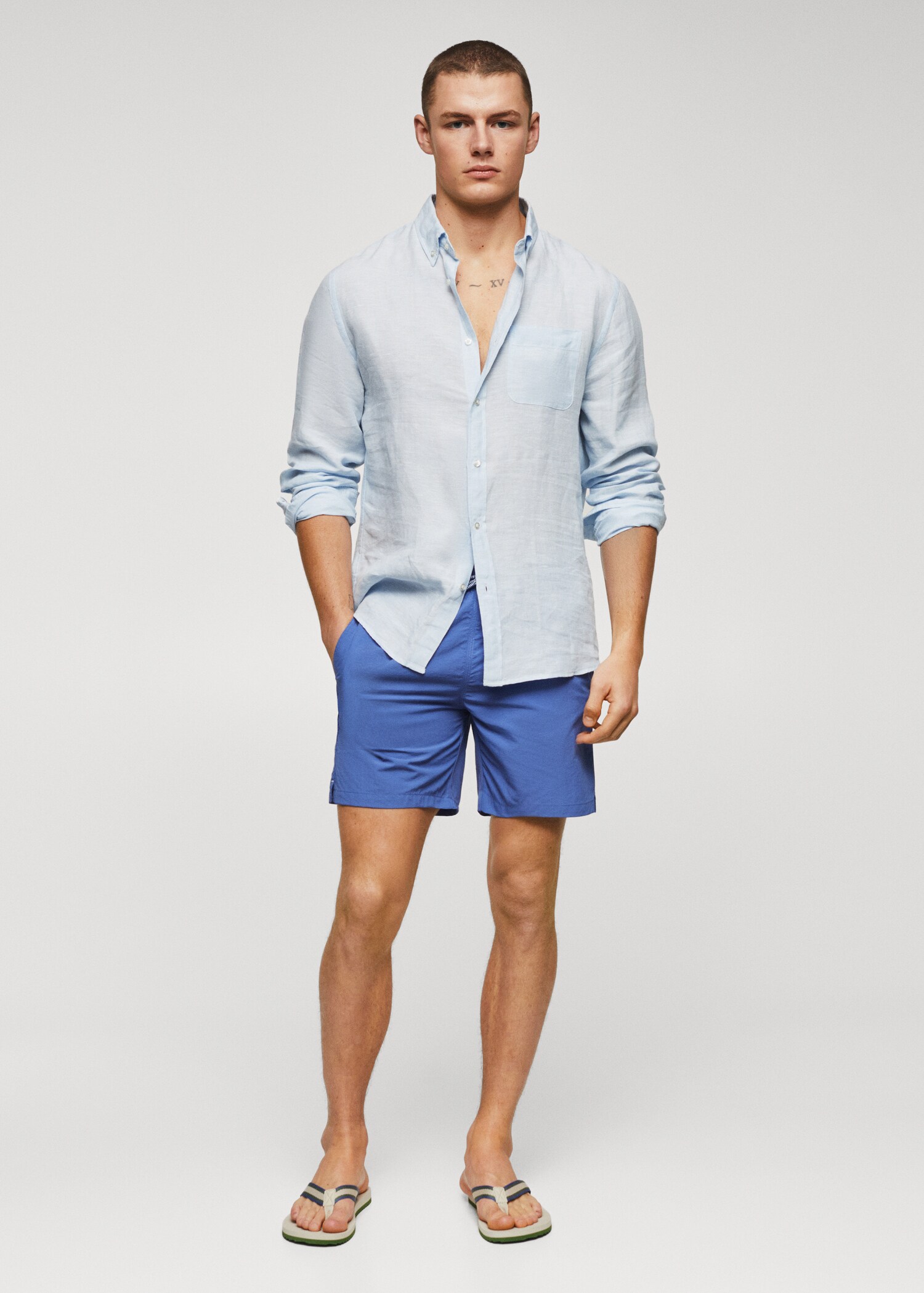 Maillot de bain uni - Plan général