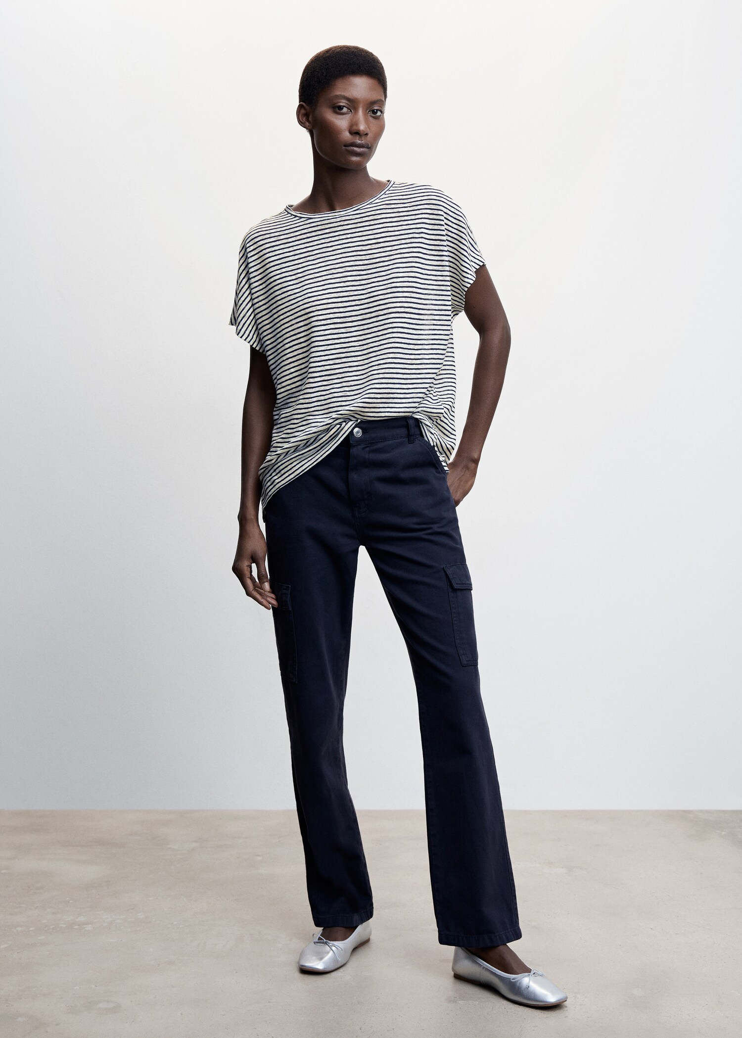 100% linen t-shirt - General plane