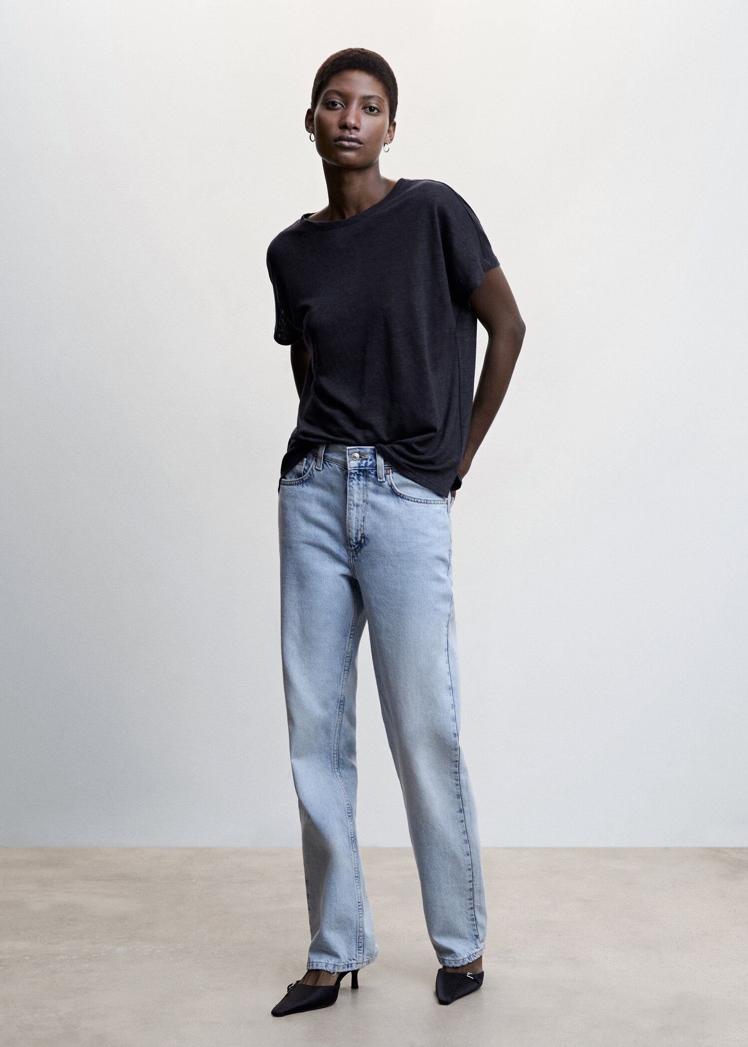 100% linen t-shirt - General plane