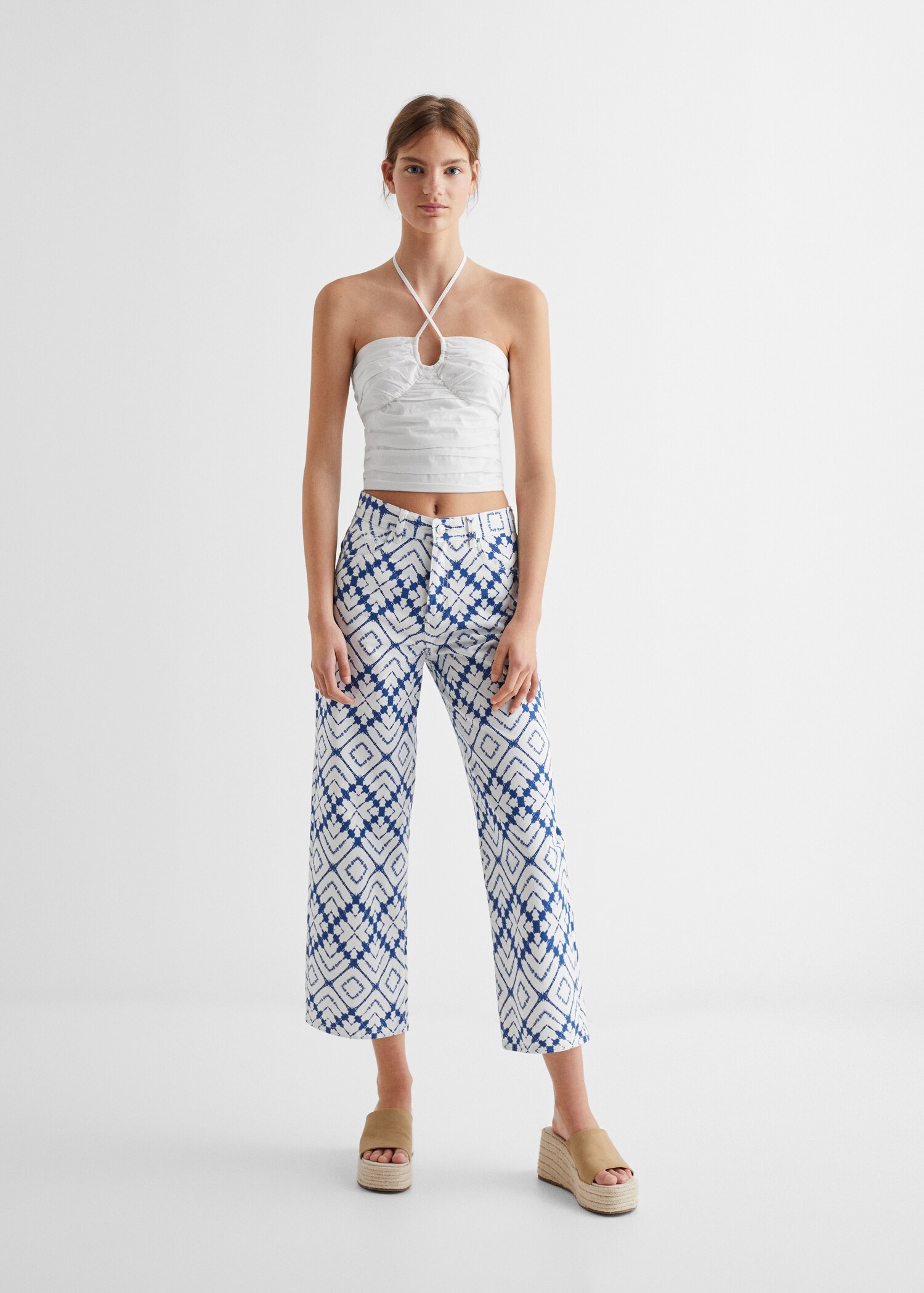Top crop 100% cotone - Piano generale