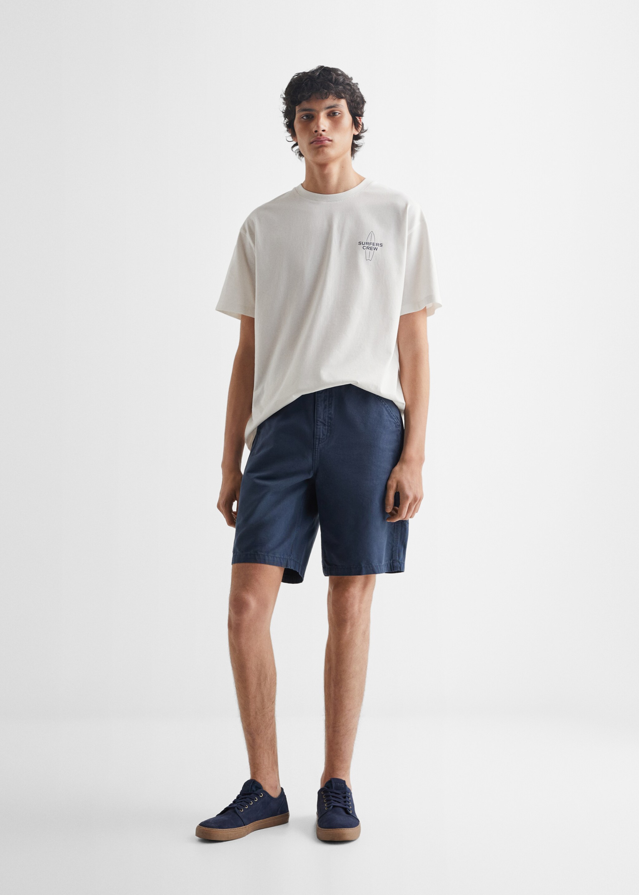 Bermudashorts i bomull - Allmän bild