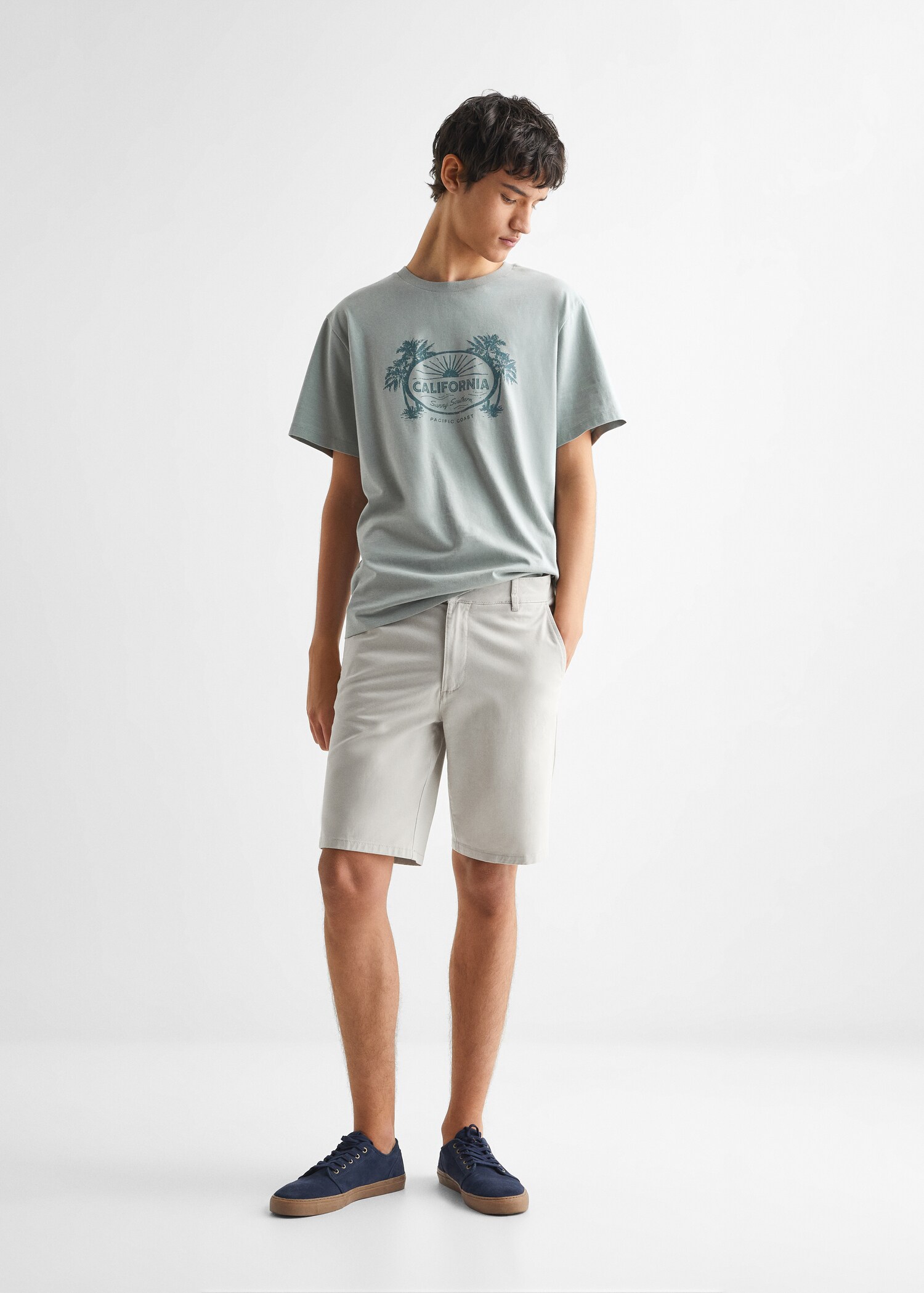 California T-shirt - Overzichtstekening