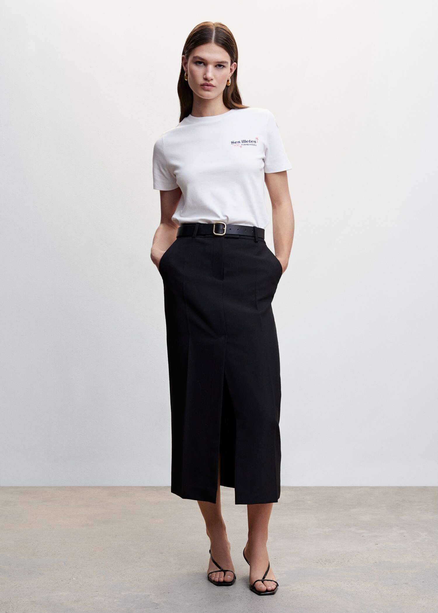 Chemise imprimée coton - Plan général