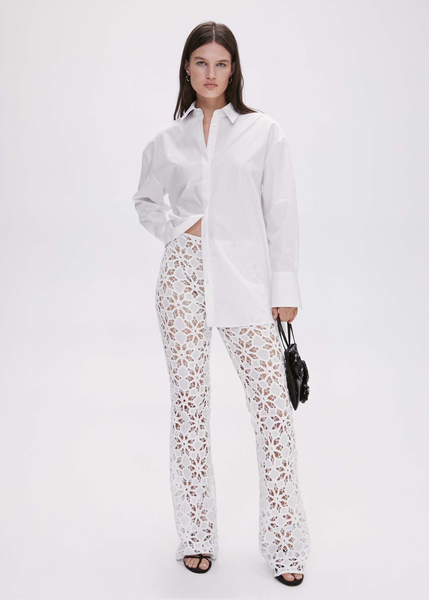 Crochet palazzo pants - General plane
