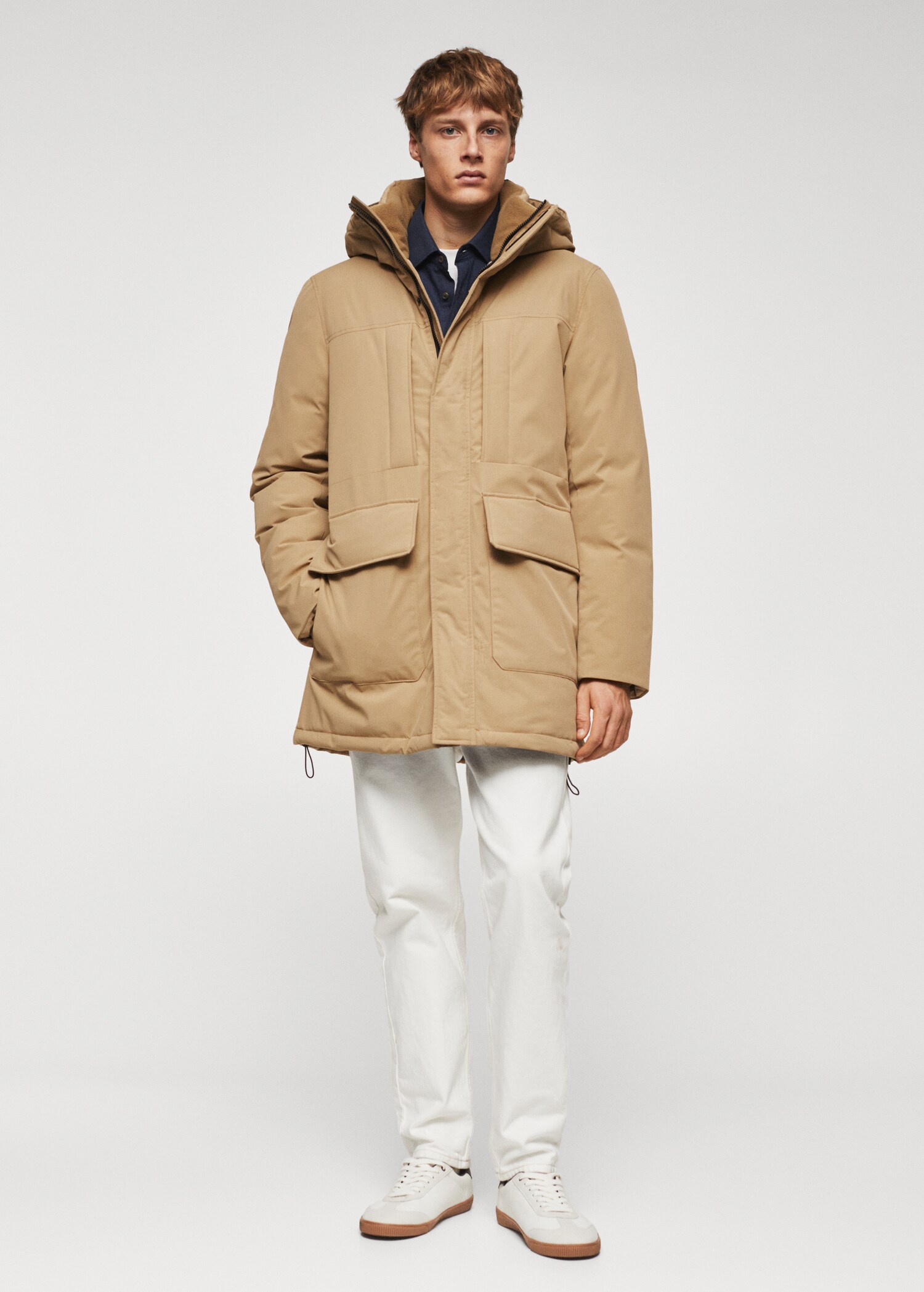 Parka acolchada capucha - Plano general
