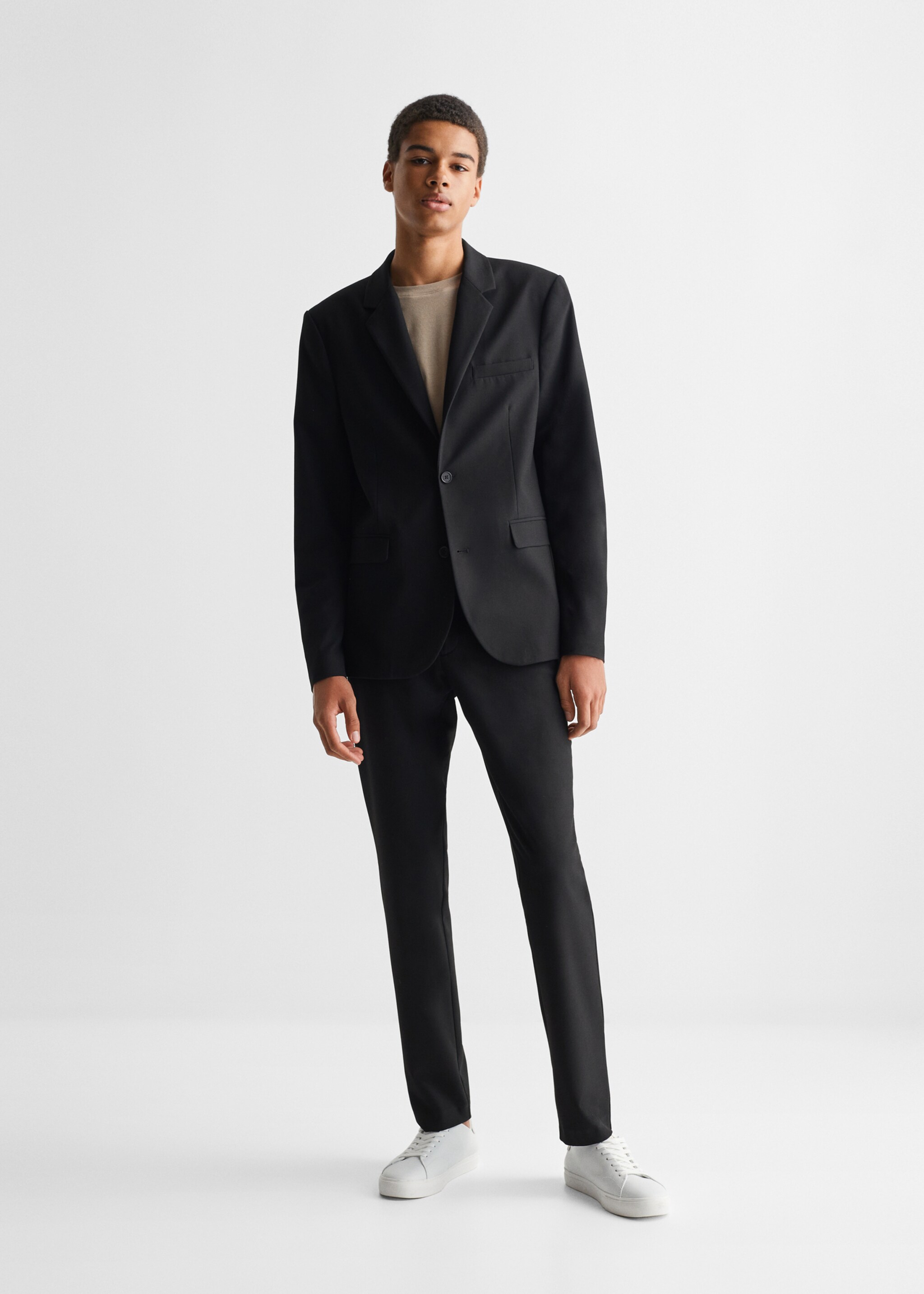 Slim-fit suit blazer - General plane