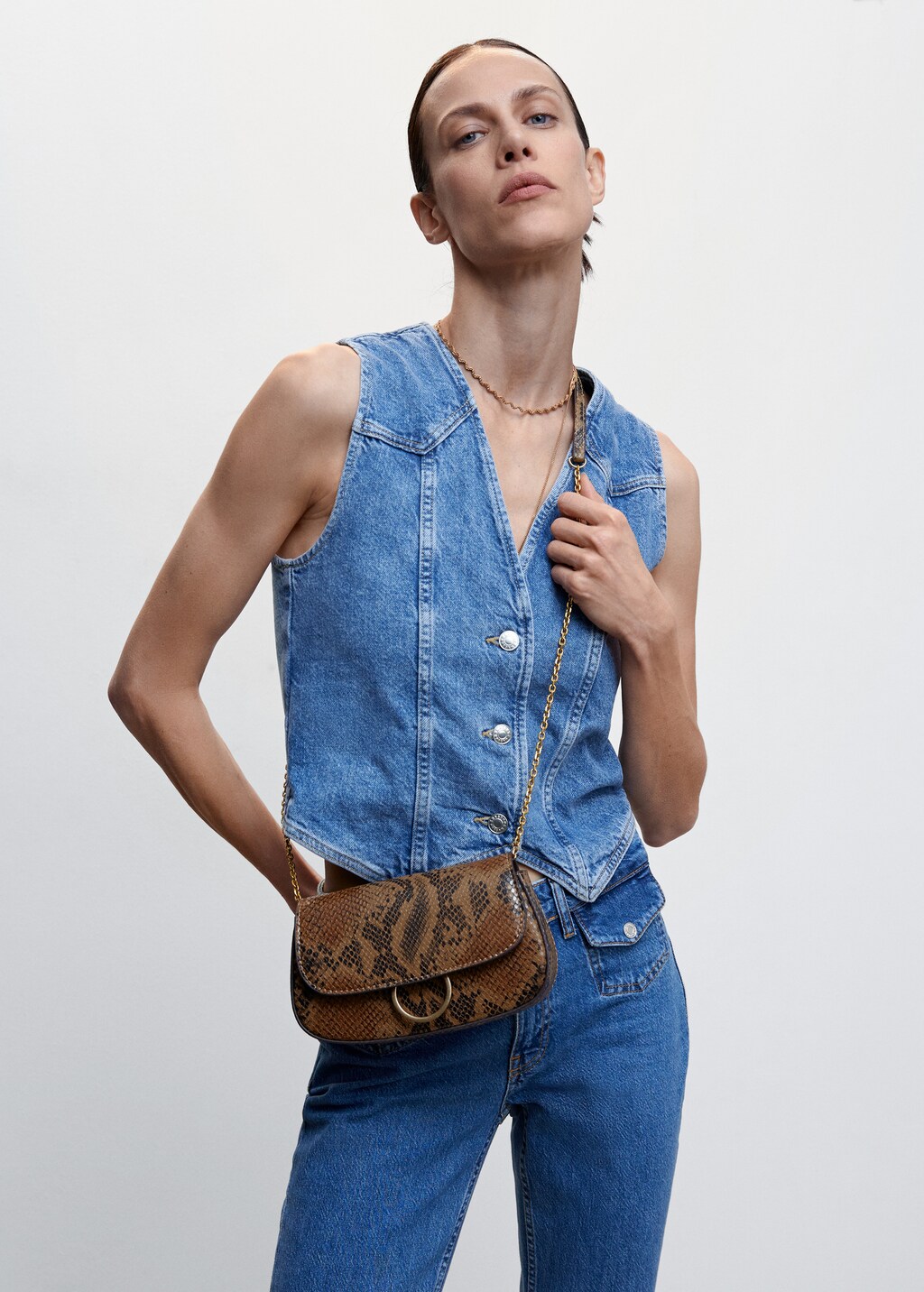 Flap chain bag - Woman | MANGO OUTLET USA